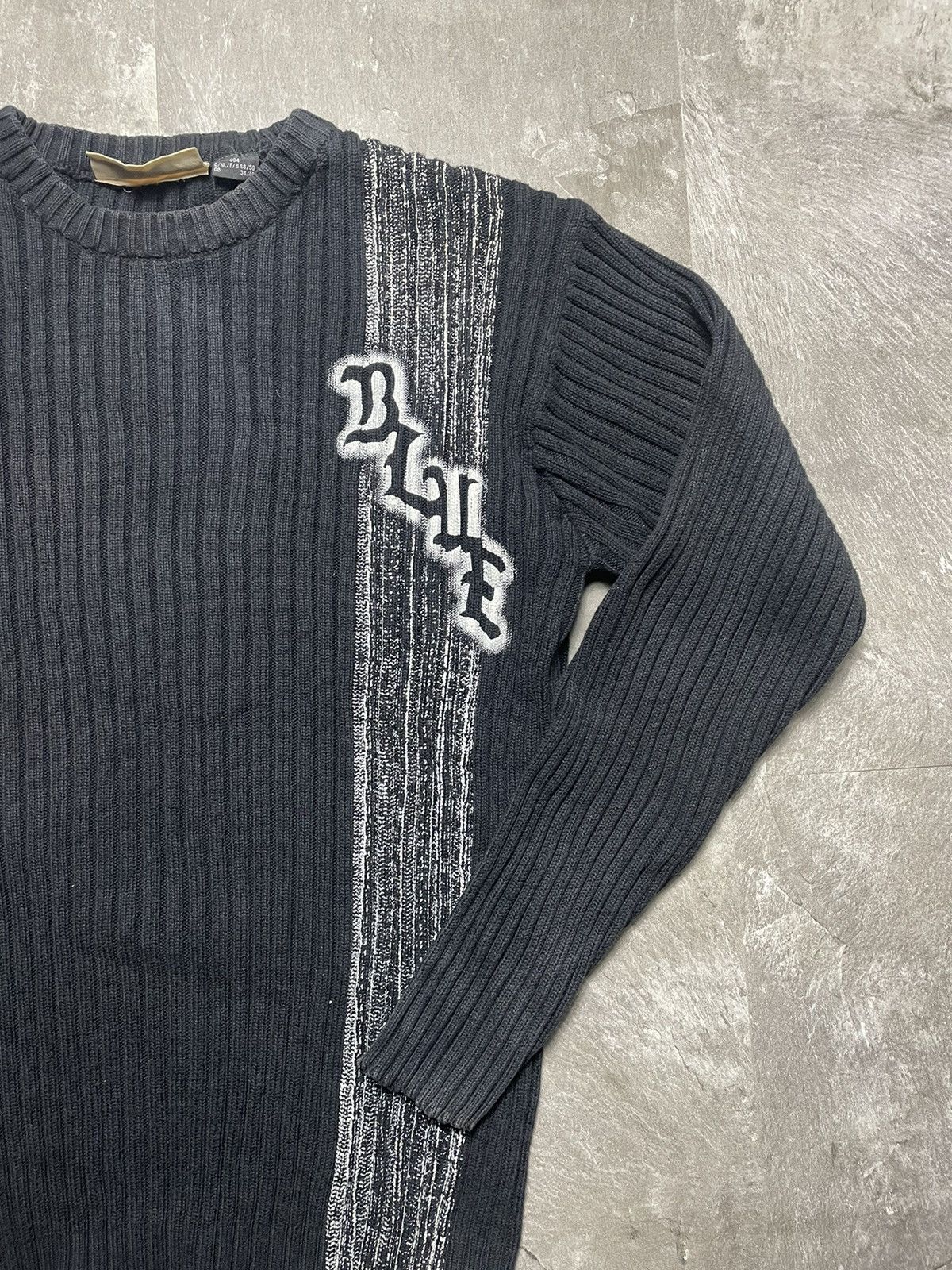 Vintage Vintage Y2K Diesel Logo Striped Opium Sweater Size US M / EU 48-50 / 2 - 2 Thumbnail
