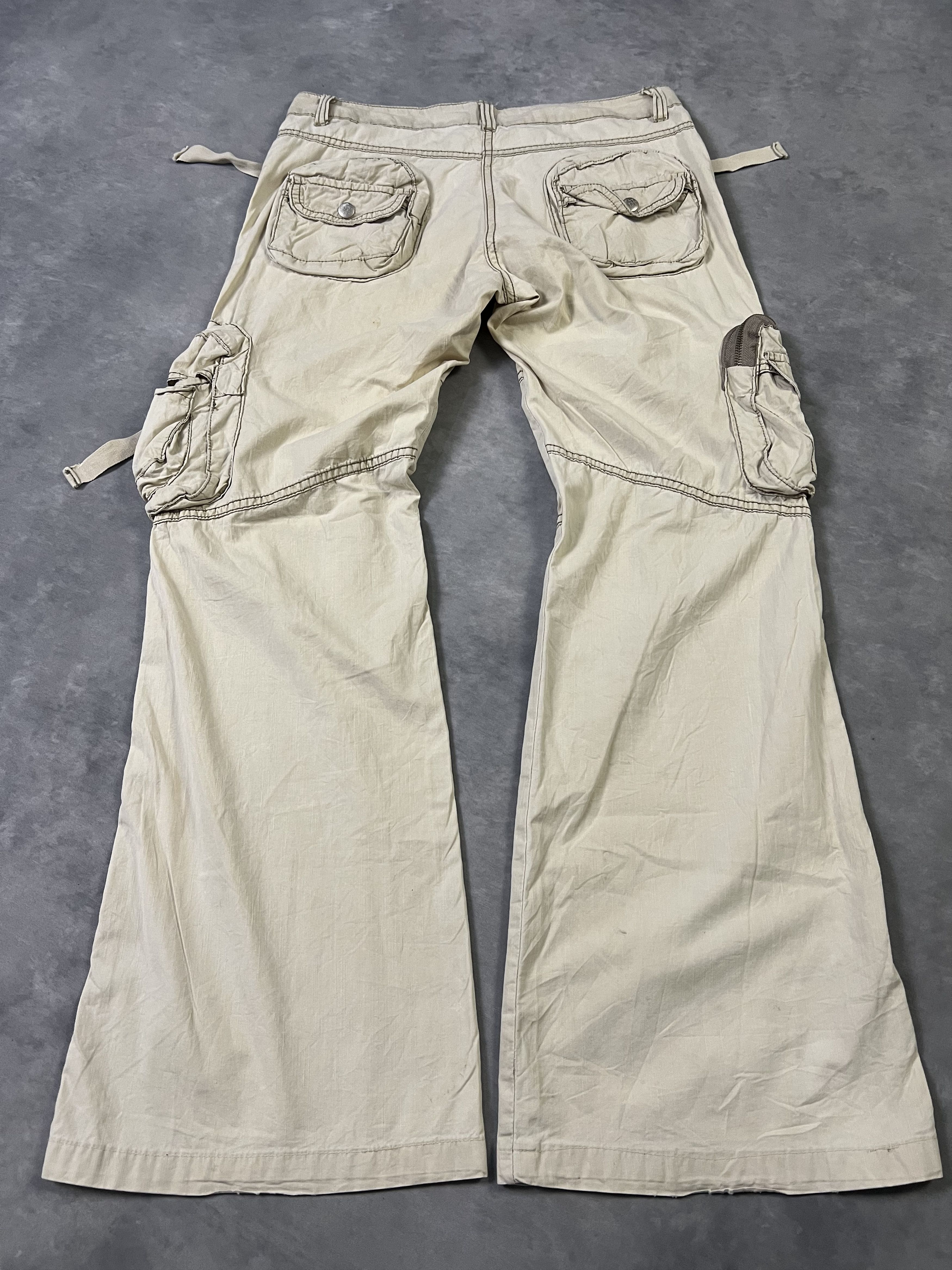 Japanese Brand 2000s Archival Hysteric Junya Flare Cargo y2k Lgb Ifsix Size US 29 - 2 Thumbnail