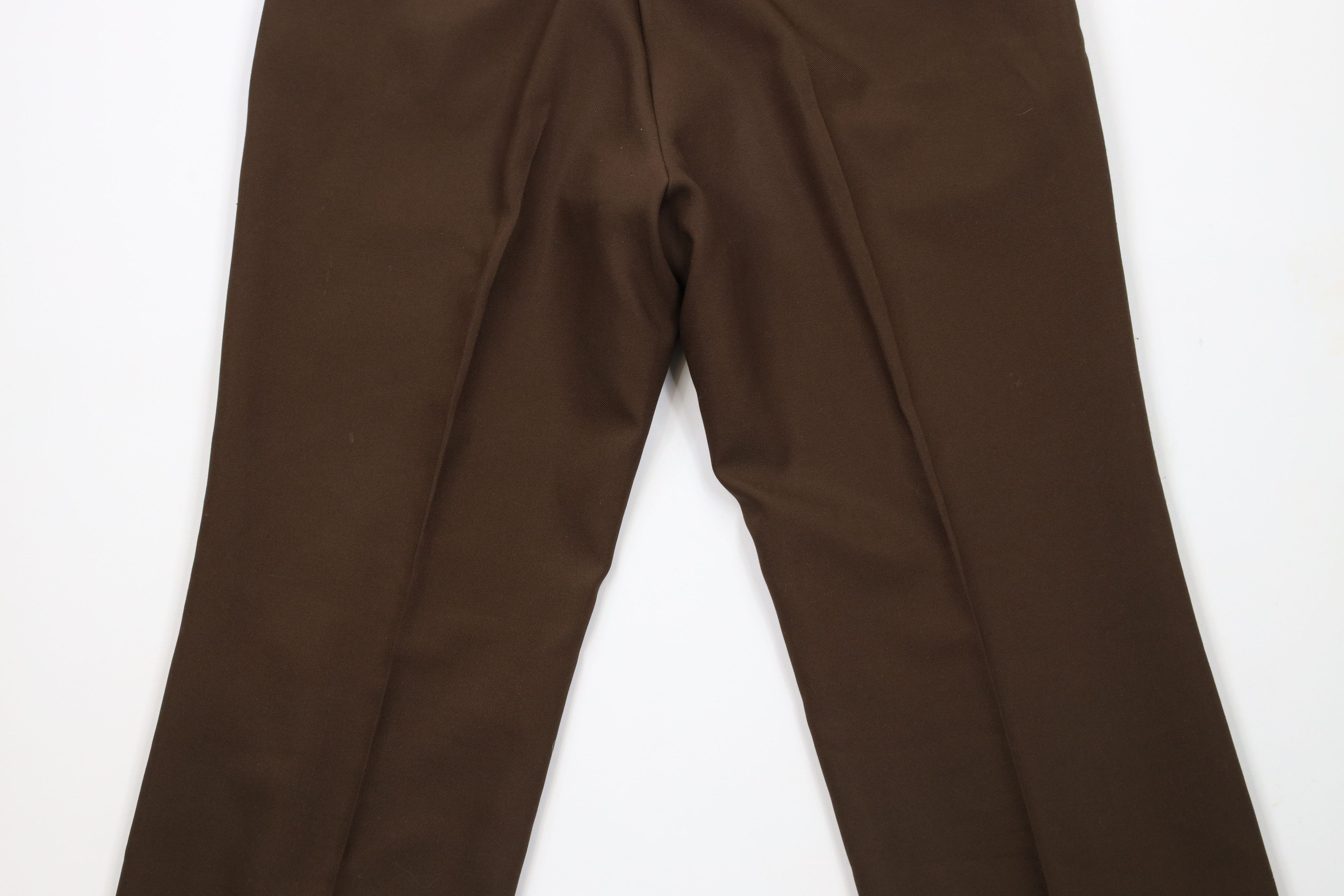 Vintage Vintage 70s Streetwear Bell Bottoms Chino Pants Brown USA Size US 34 / EU 50 - 11 Thumbnail