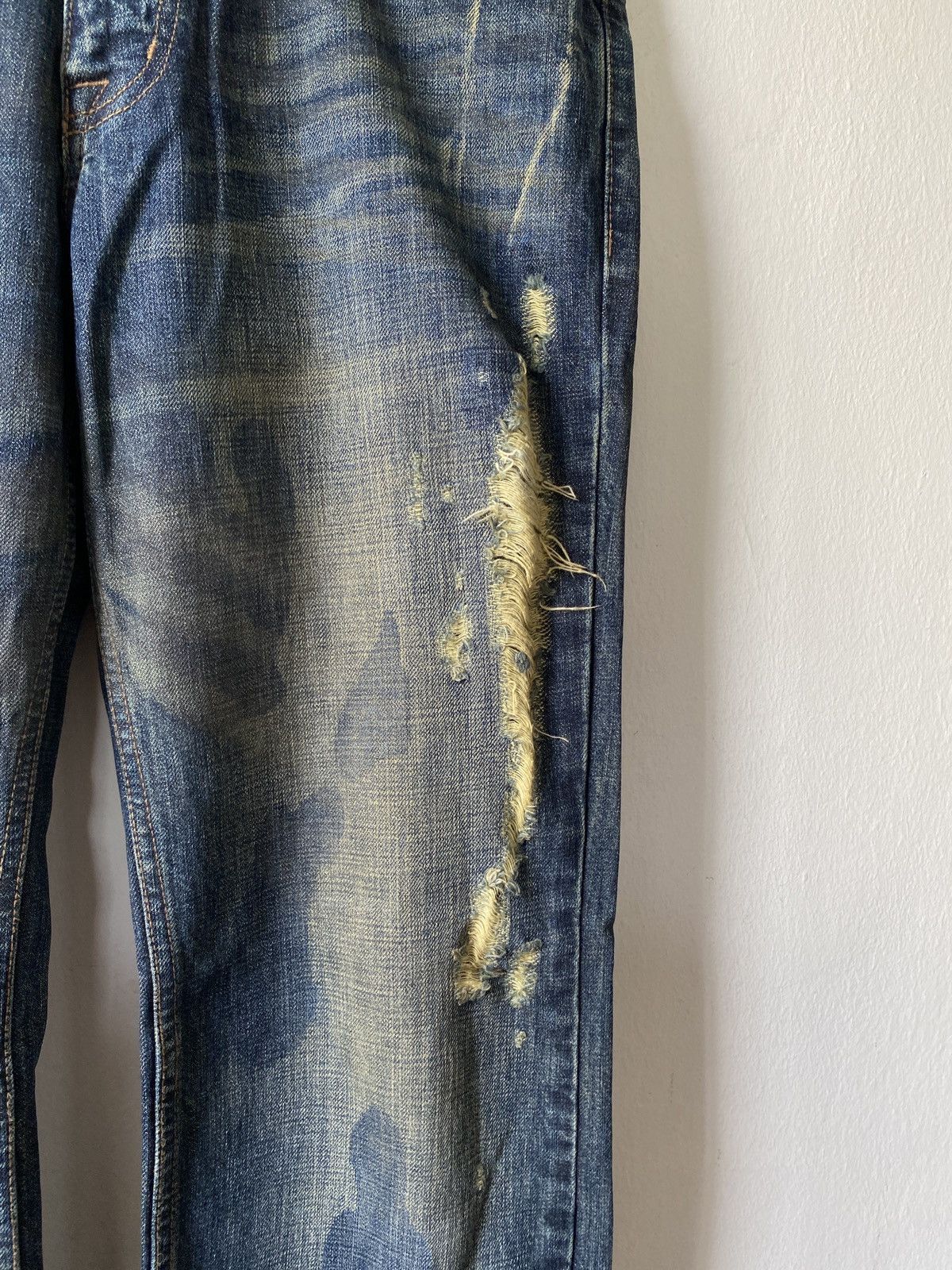JACKROSE Japanese Brand Jack Rose Distressed Denim Size US 32 / EU 48 - 7 Thumbnail