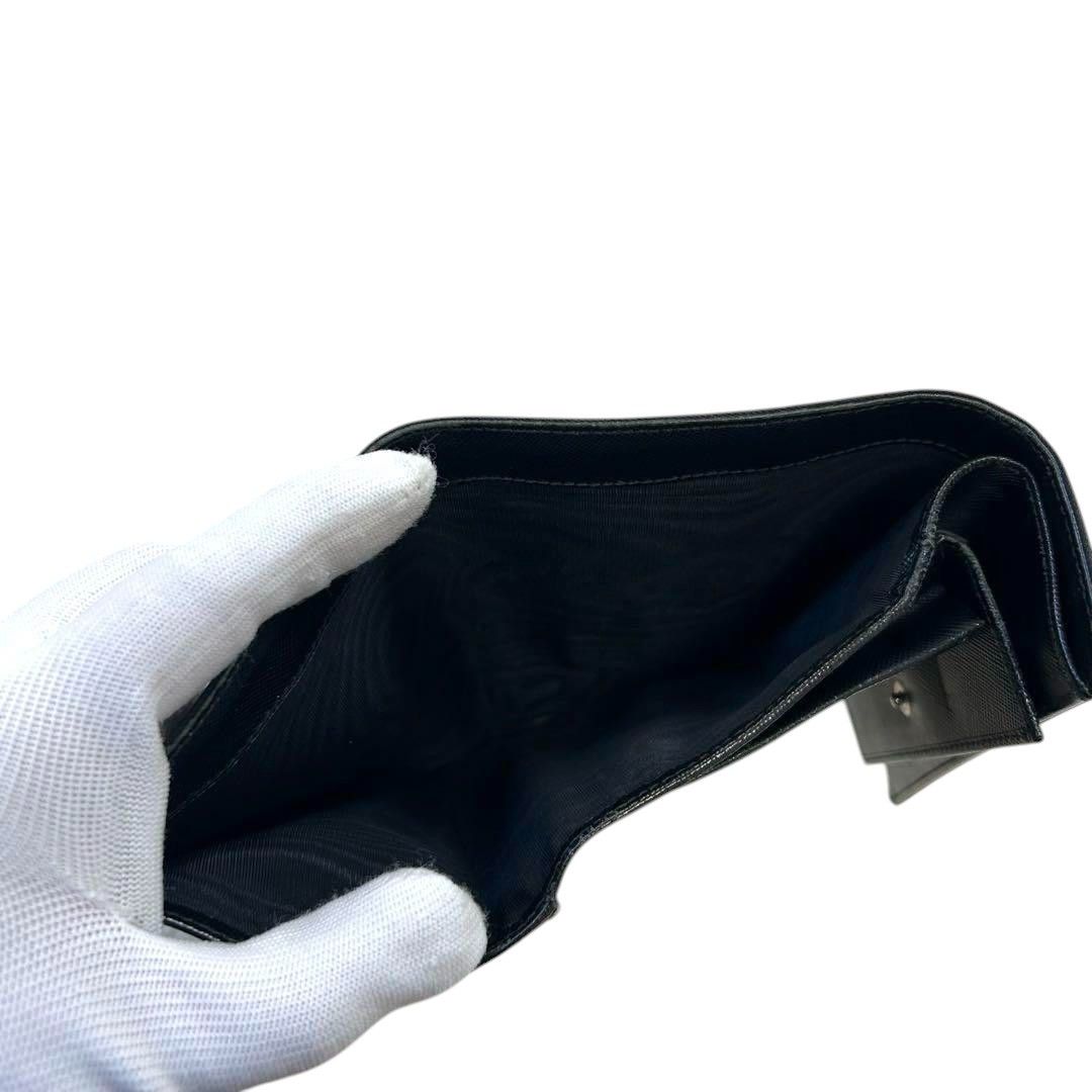 Prada Prada - Milano Black Leather Wallet Bi-fold Folding Size ONE SIZE - 9 Thumbnail