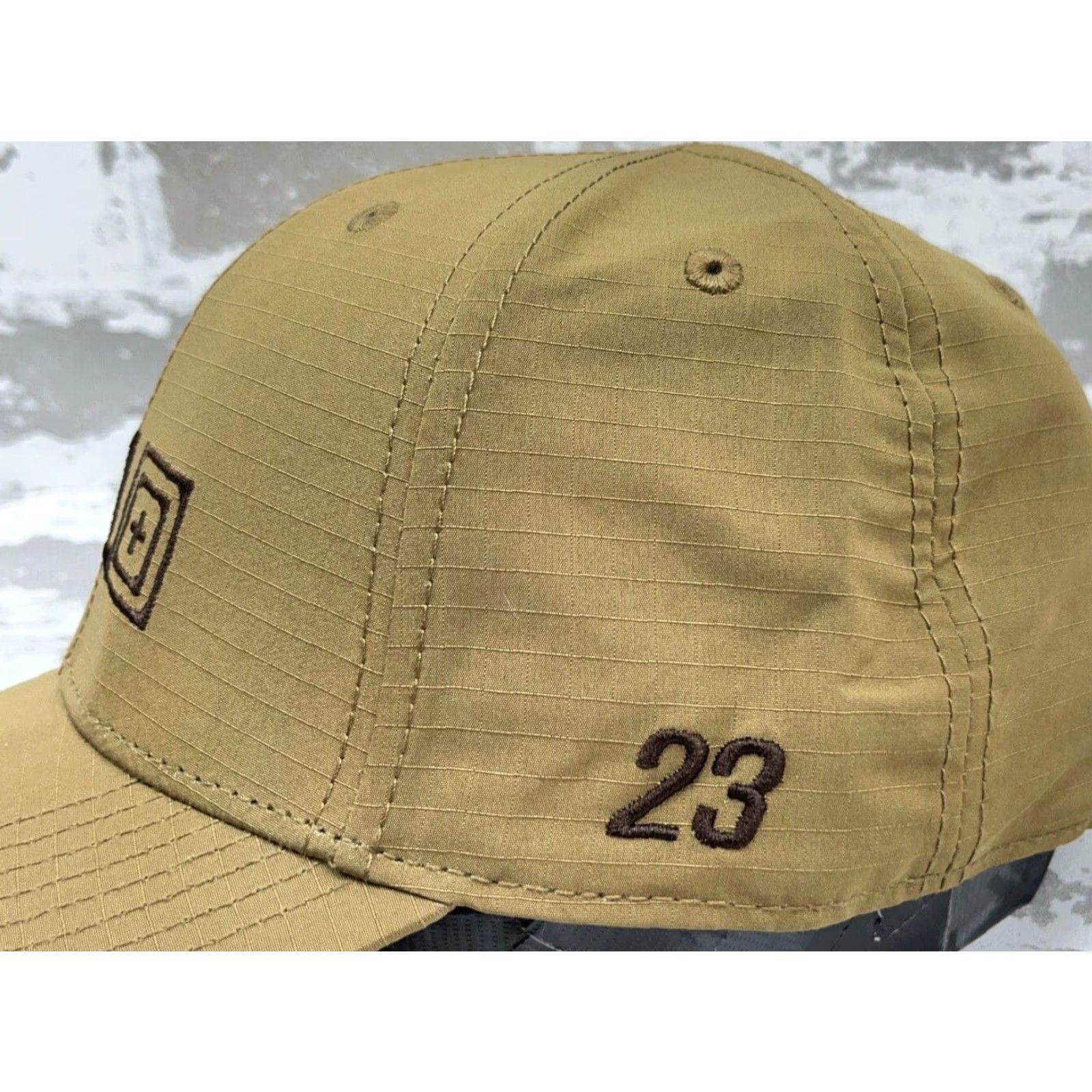 Vintage 5.11 Tactical Hat Cap Snapback Brown Tan Ripstop Performance Adult One Size Mens Brown Hat Snapback 5.11 Tactical Cap Size ONE SIZE - 4 Thumbnail
