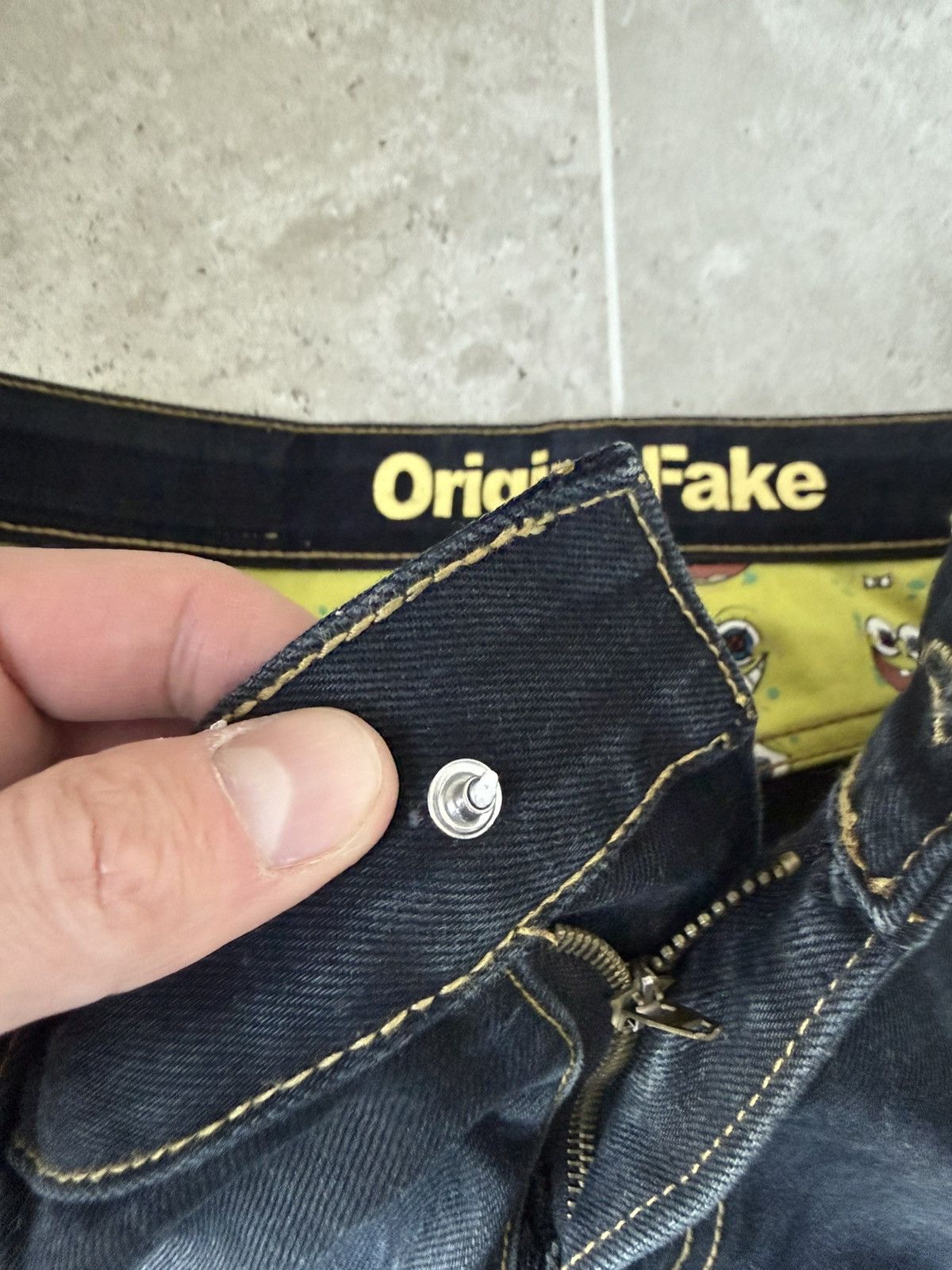 Levi's Levis Spanch Bob Original Fake Japan Denim Jeans Size US 36 / EU 52 - 5 Thumbnail