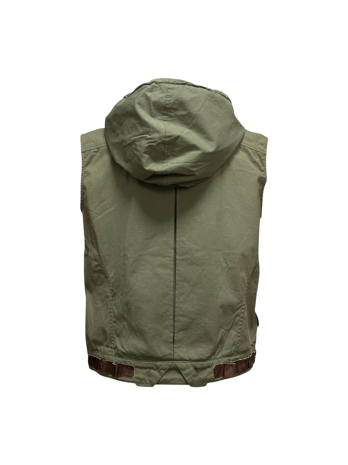 Dior CHRISTIAN DIOR Spring Summer 2003 Leather Buckle Vest Size ONE SIZE - 2 Thumbnail