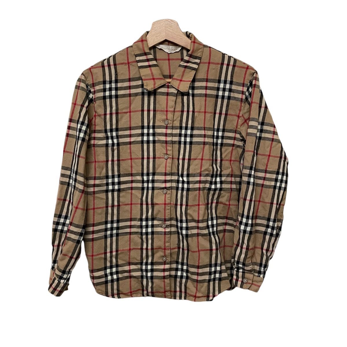 Burberry × Designer × Vintage Vintage Burberrys Nova Check Shirt Size S / US 4 / IT 40 - 1 Thumbnail