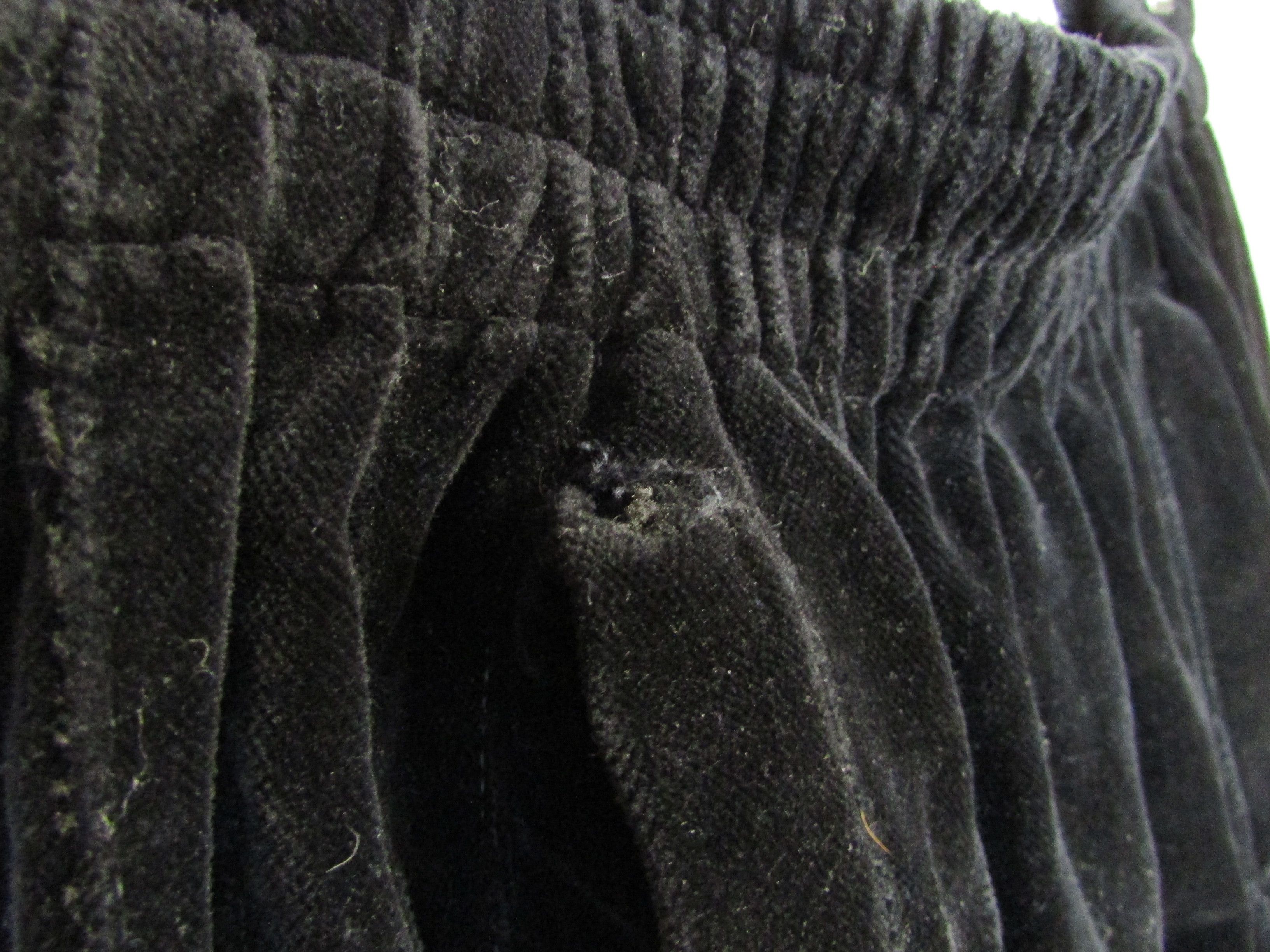 Paradoxe Paris Paradoxe Paris Avant Garde Black Velour Pants Size US 30 / EU 46 - 4 Thumbnail