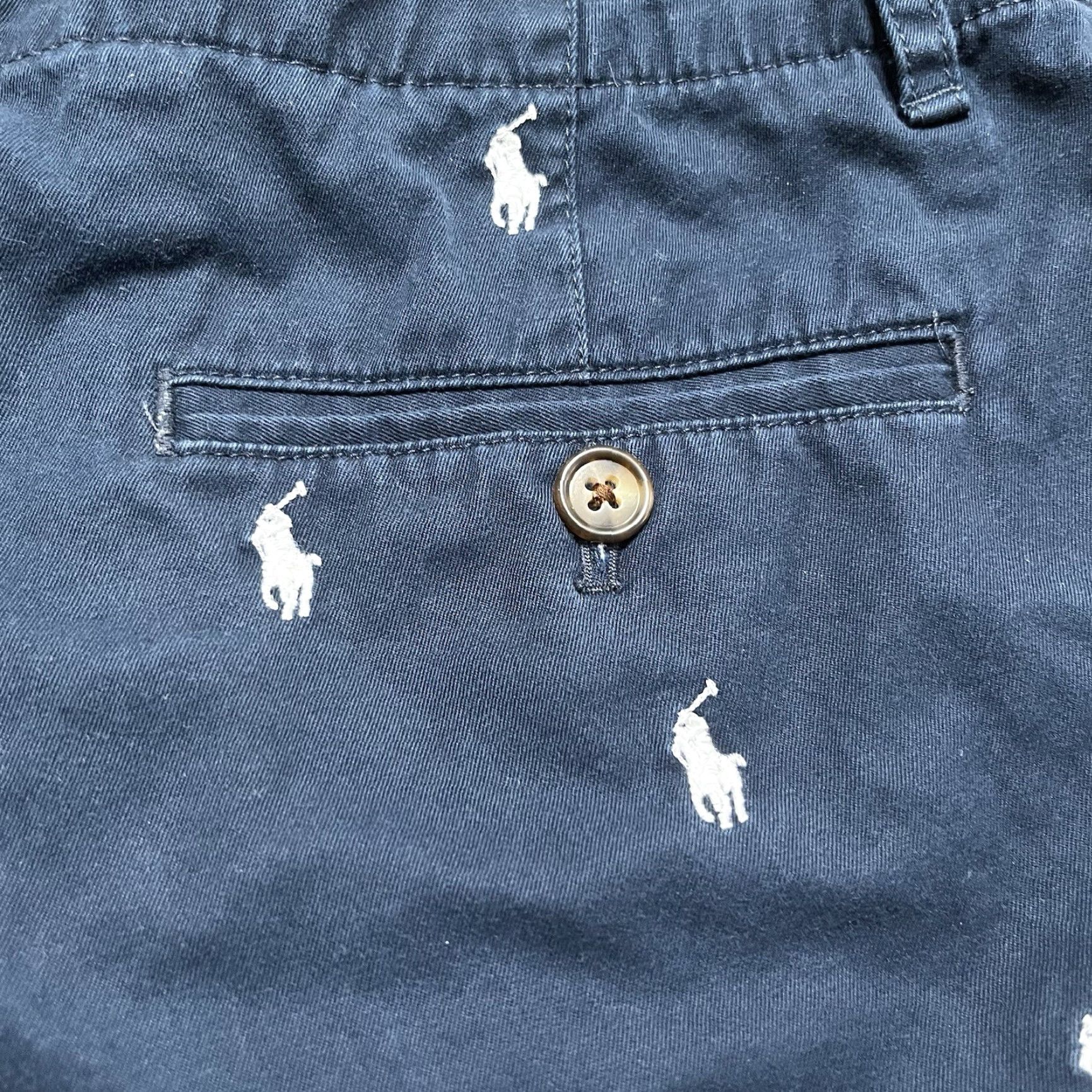 Polo Ralph Lauren Polo Ralph Lauren Women’s Shorts All Over Pony Navy Blue Chino Size 2 AOP Women Casual Activewear Travel Golf Preppy Cotton Knit Boys? Size 26" / US 2 / IT 38 - 5 Thumbnail