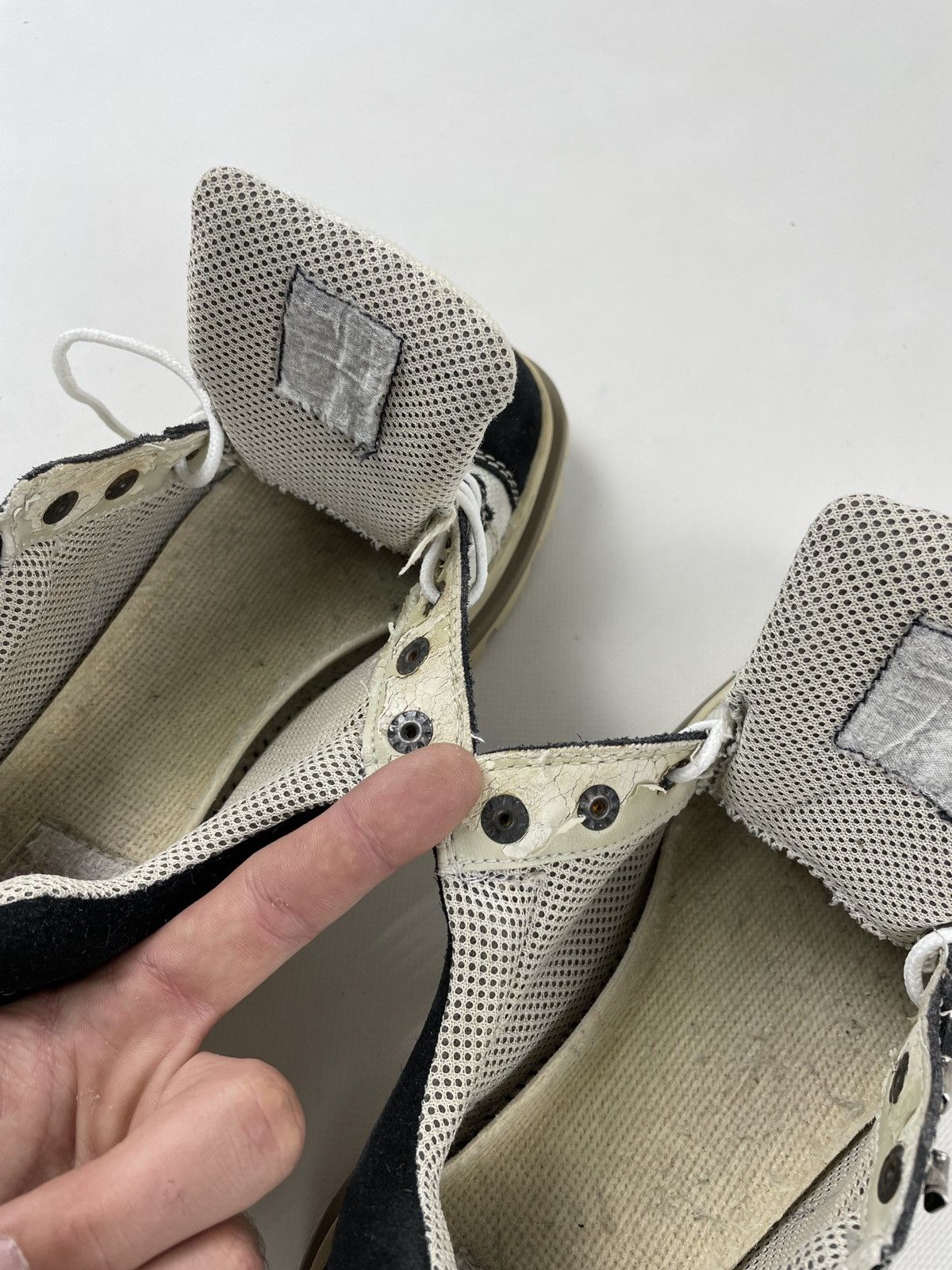 Diesel × Diesel Black Gold × Vintage 90's Platforms Chunky High Sole Low-Top Laces Heavy Boots Size US 8 / IT 38 - 20 Thumbnail