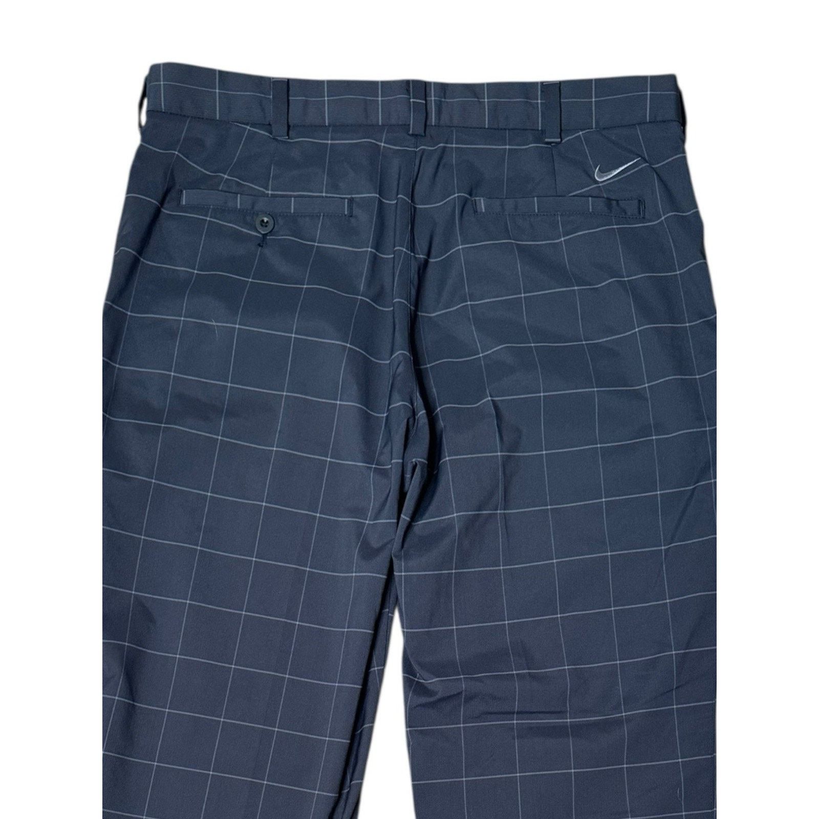 Nike Nike Dri Fit Tour Performance Pants Golf Blue Windowpane Size US 34 / EU 50 - 5 Thumbnail