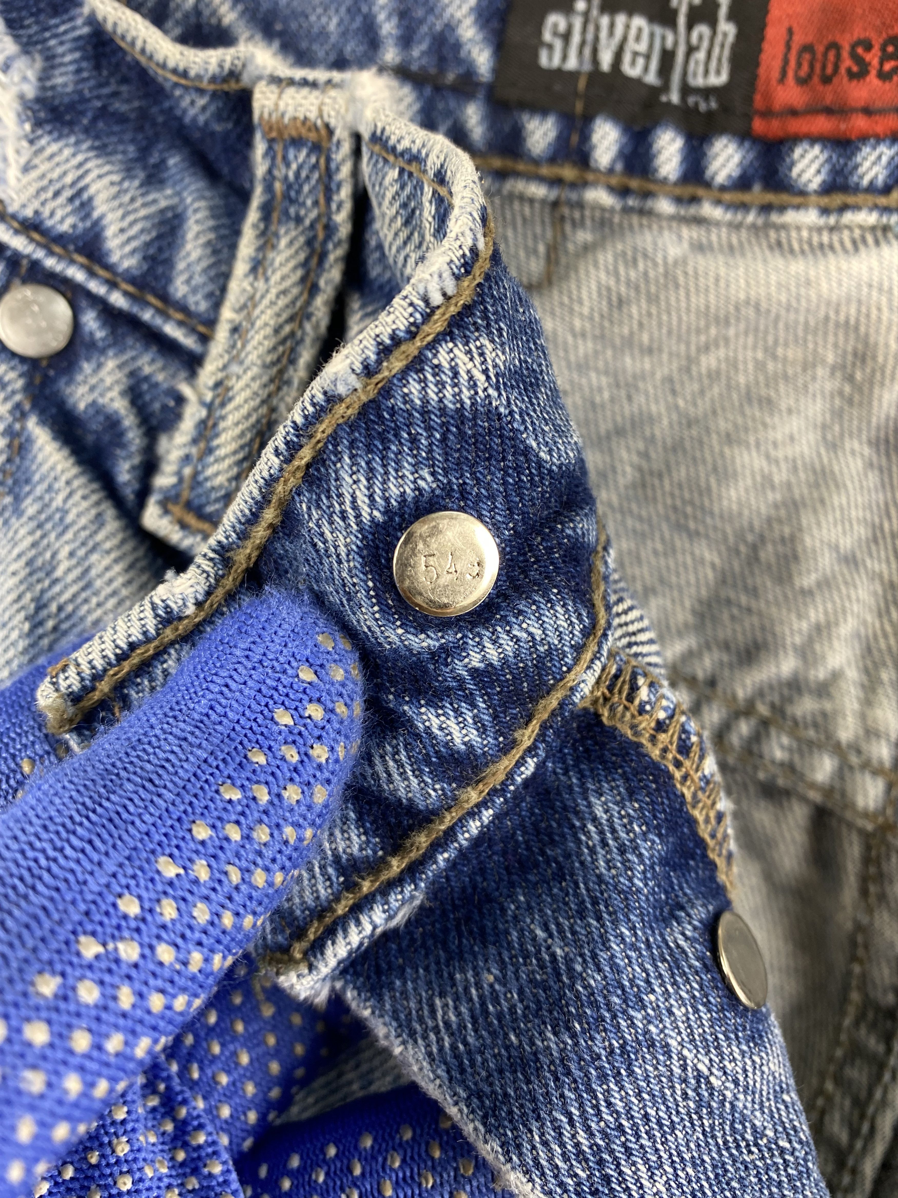Levi's Vintage Clothing Vintage 90S Levis Baggy Loose Silvertab Distressed Dirty Size US 33 - 6 Thumbnail