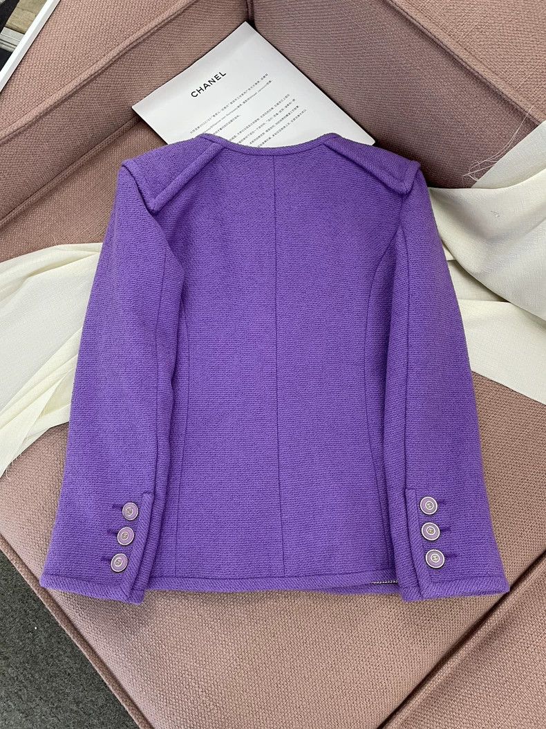 Chanel Chanel 20c Station Series Purple Four-pocket Jacket Size XS / US 0-2 / IT 36-38 - 4 Thumbnail