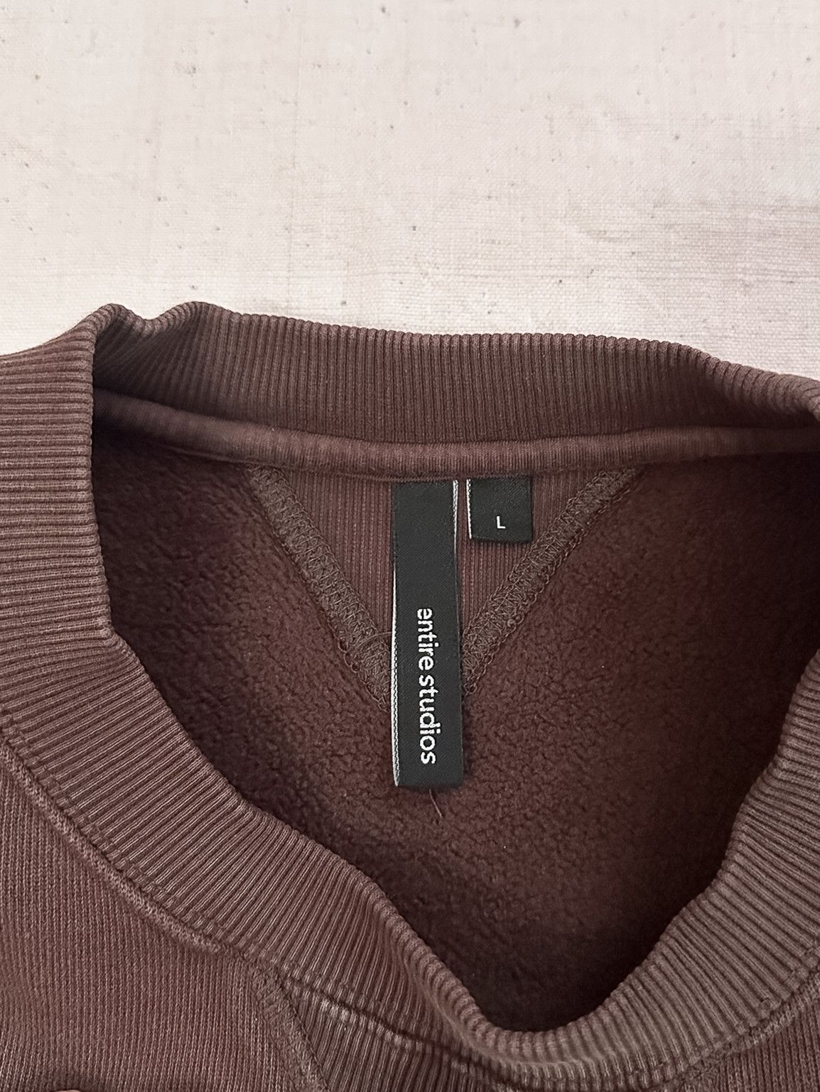 Entire Studios Entire Studios Brown Crewneck Size US L / EU 52-54 / 3 - 7 Thumbnail