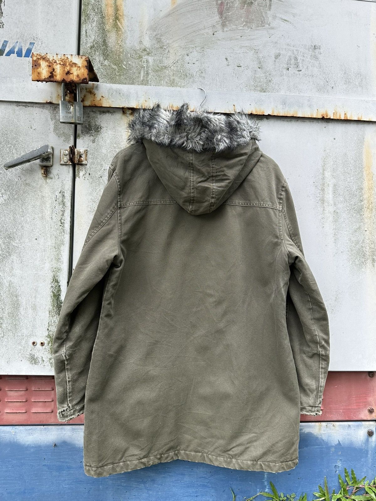agnes b. **grail**Everlast USA X Agnes B Distressed Parka Jacket Size US L / EU 52-54 / 3 - 5 Thumbnail