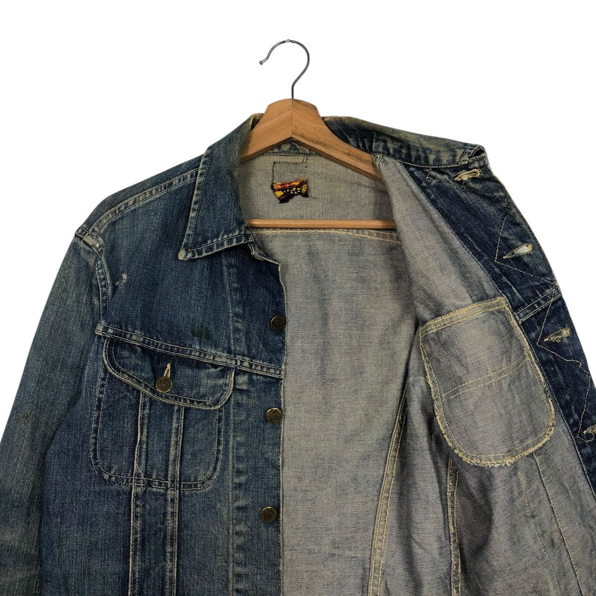Lee 🔥TRUE VINTAGE 50’s TRUCKER DENIM JACKET LEE RIDERS Size US M / EU 48-50 / 2 - 16 Thumbnail