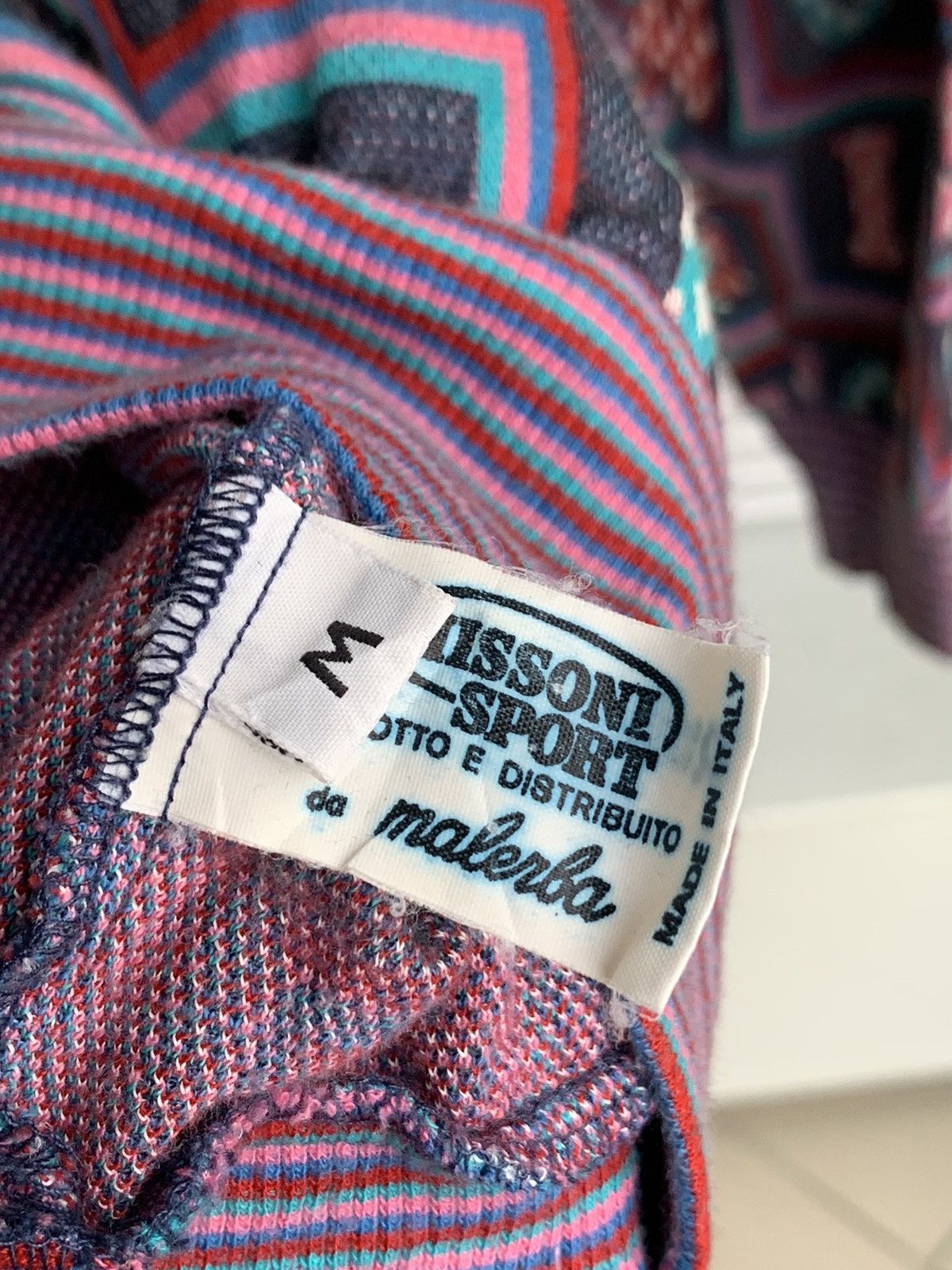 Missoni × Vintage Vintage Missoni Sport All Over Print Logo Sweatshirt Size US M / EU 48-50 / 2 - 6 Thumbnail