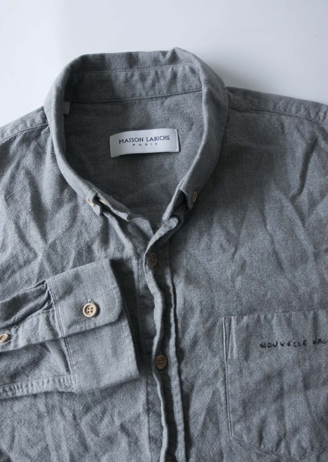Maison Labiche Maison Labiche Shirt Size S Gray Nouvelle Vague Size US S / EU 44-46 / 1 - 3 Thumbnail