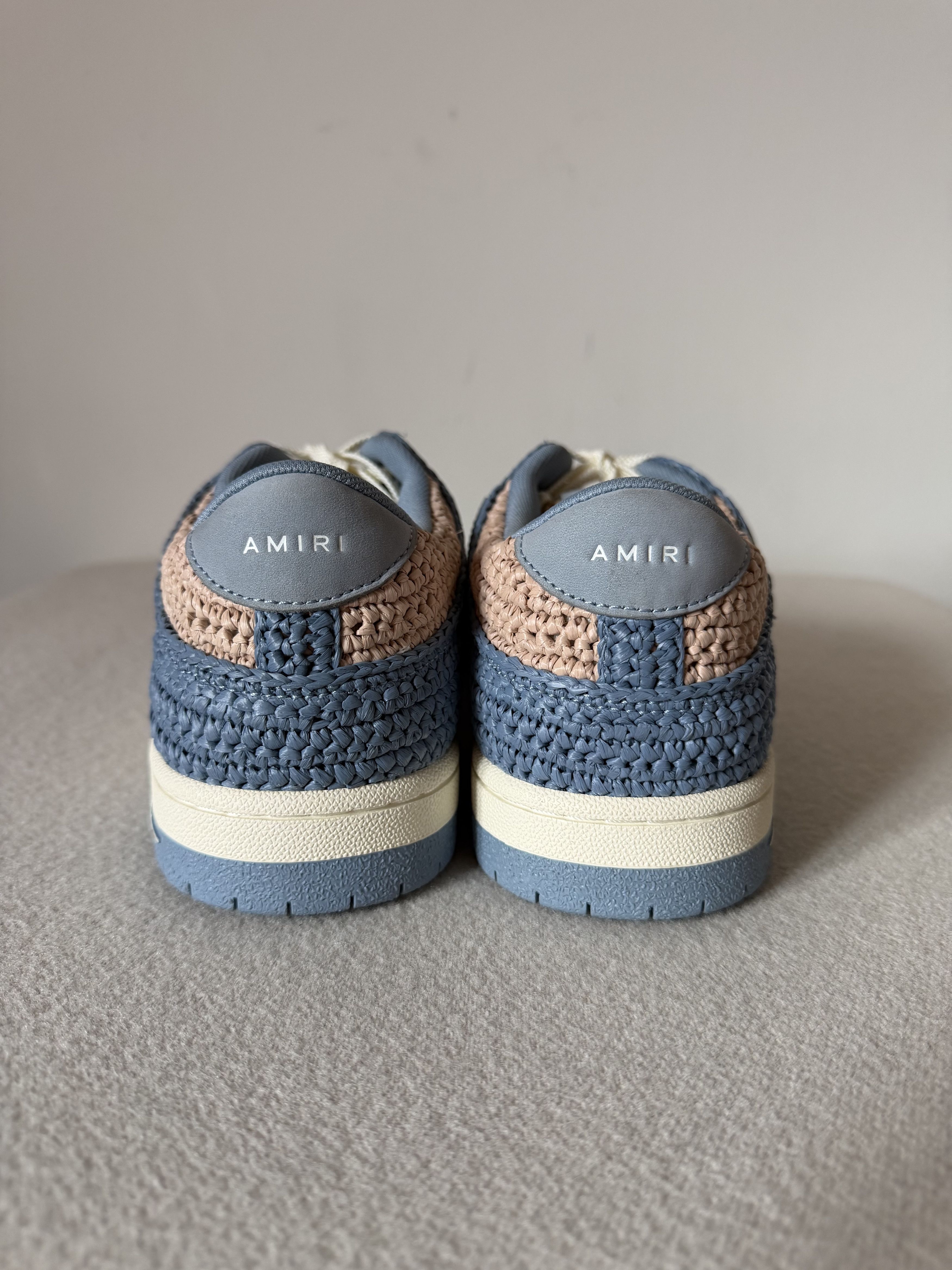 Amiri Amiri Raffia Skel Top Low in Blue Size US 12 / EU 45 - 5 Thumbnail