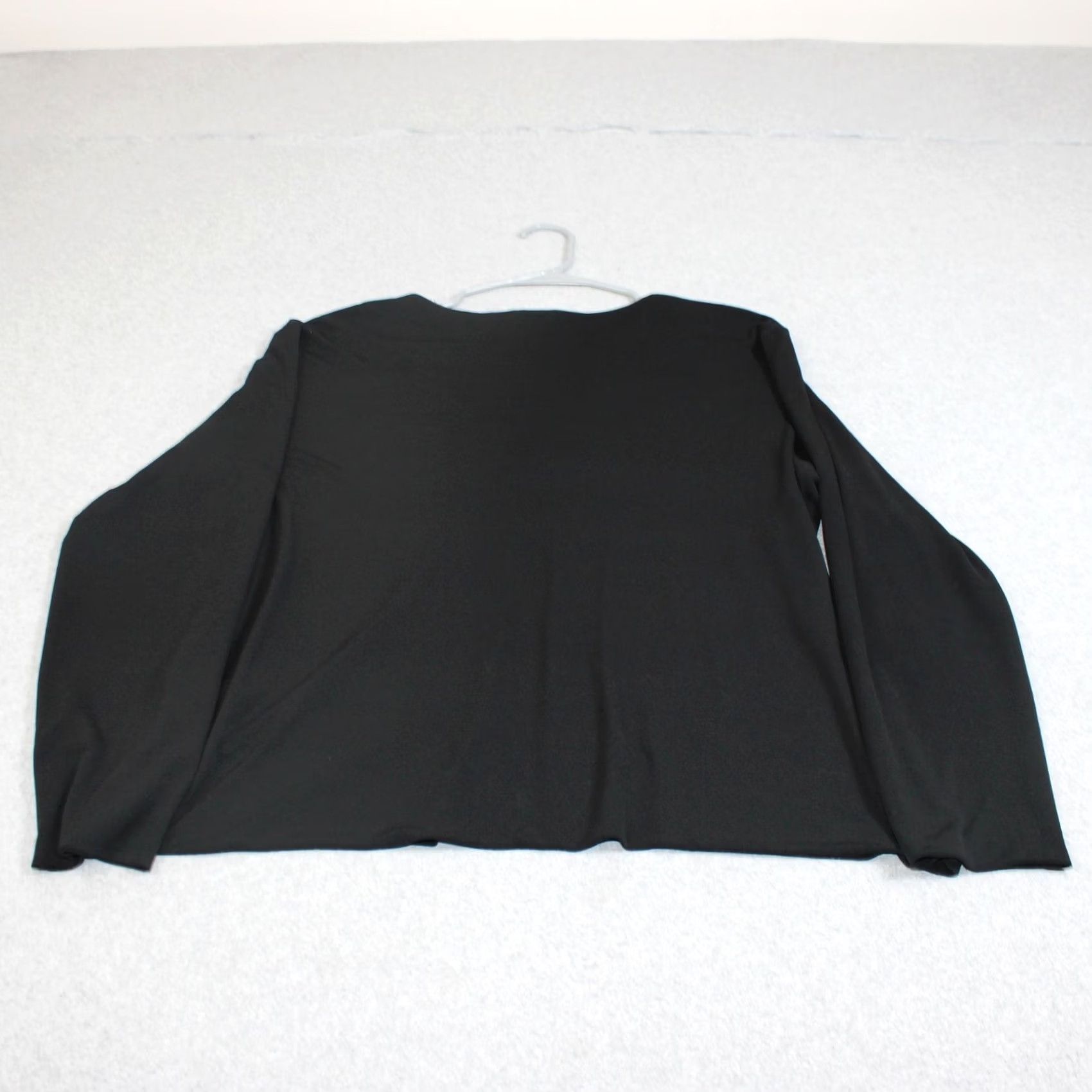 Eileen Fisher VINTAGE Eileen Fisher Silk Cardigan Jacket Women XL Black Classic Y2K Lagenlook Capsule Size XL / US 12-14 / IT 48-50 - 2 Thumbnail