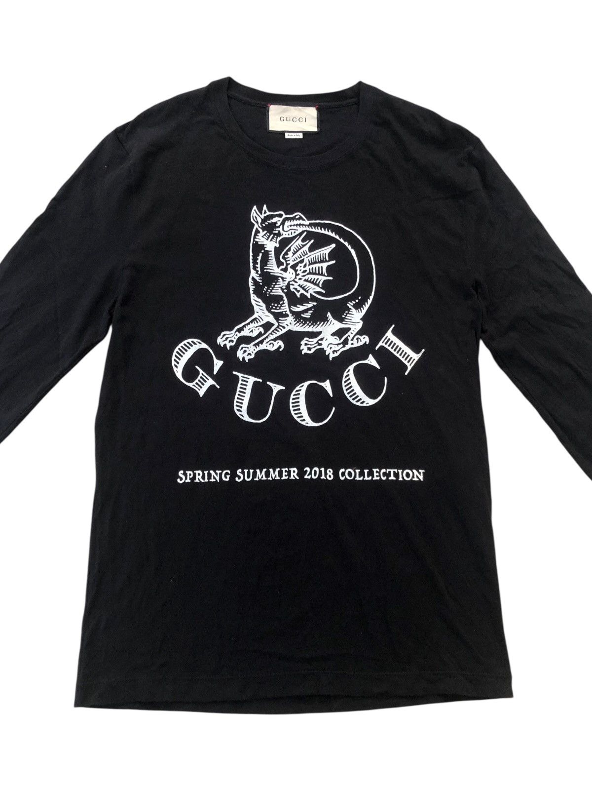 Gucci 🔥GUCCI SS18 Spring Summer 2018 Longsleeve Dragon Shirt Size US L / EU 52-54 / 3 - 3 Thumbnail