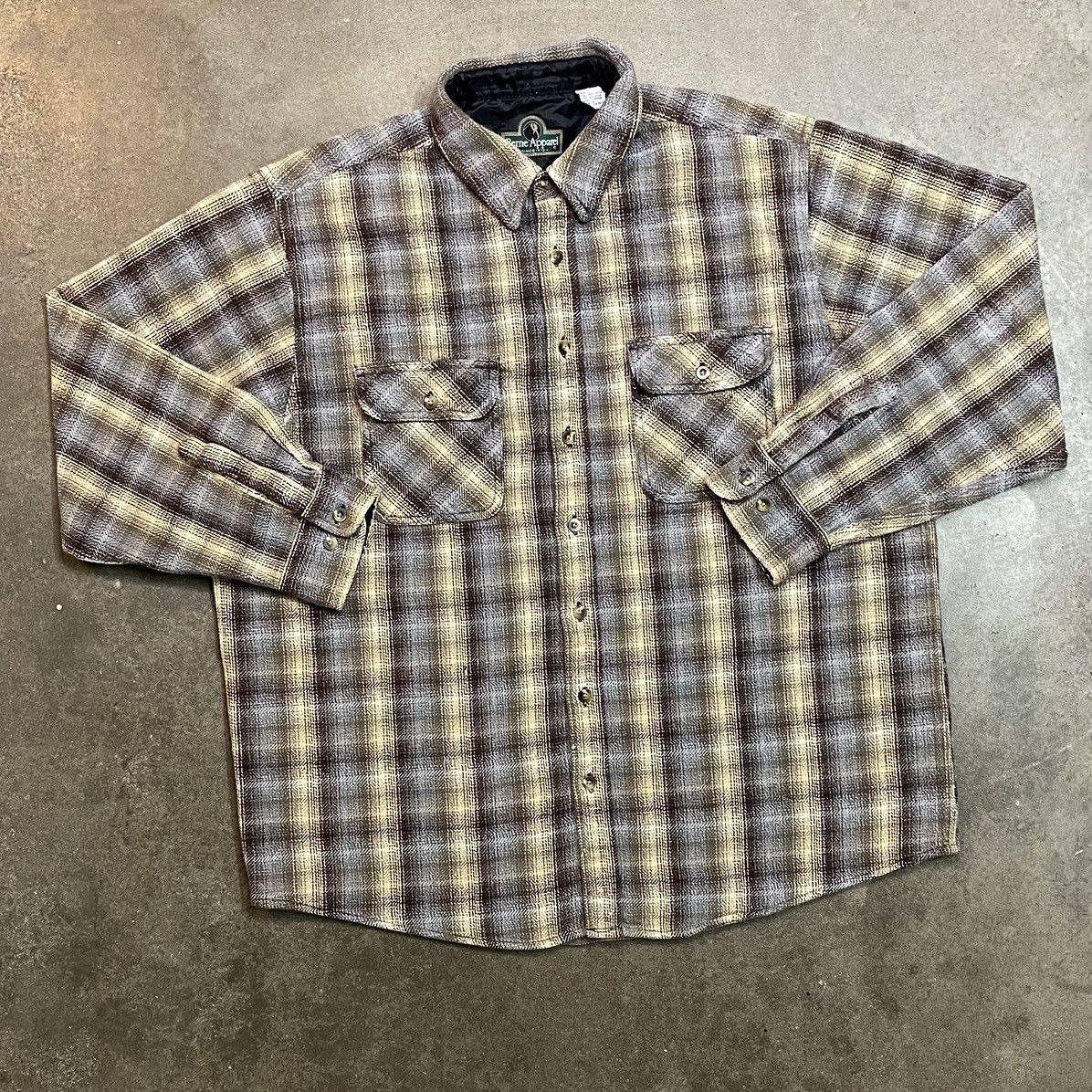 Vintage Vintage Berne Lined Plaid Flannel Shirt Jacket Size US XL / EU 56 / 4 - 1 Thumbnail