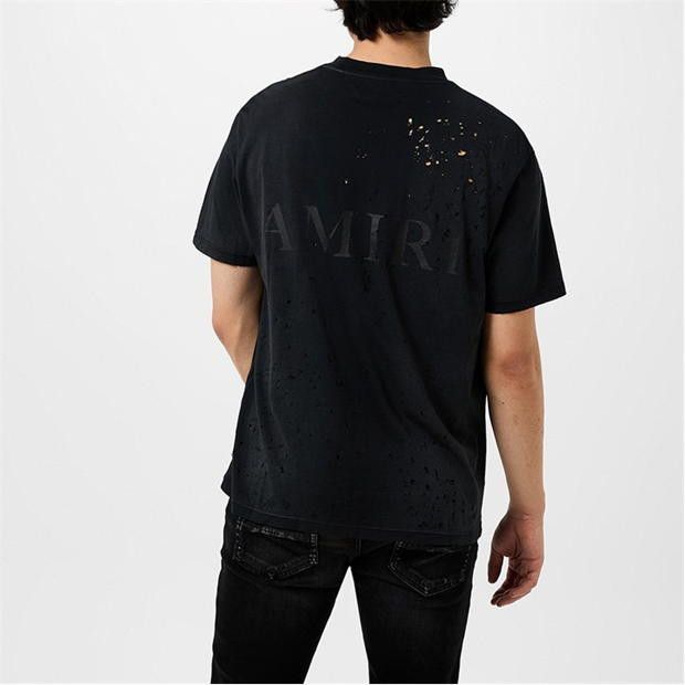 Amiri AMIRI Logo Shotgun T-Shirt Size US L / EU 52-54 / 3 - 3 Thumbnail