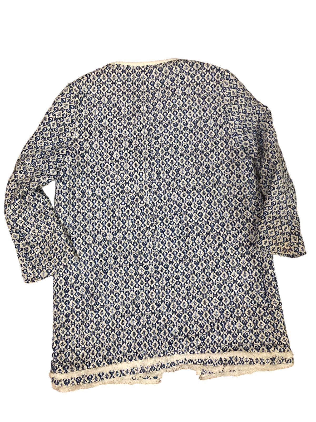 Zara Zara Button Less Tweed Jacket Size S / US 4 / IT 40 - 2 Thumbnail
