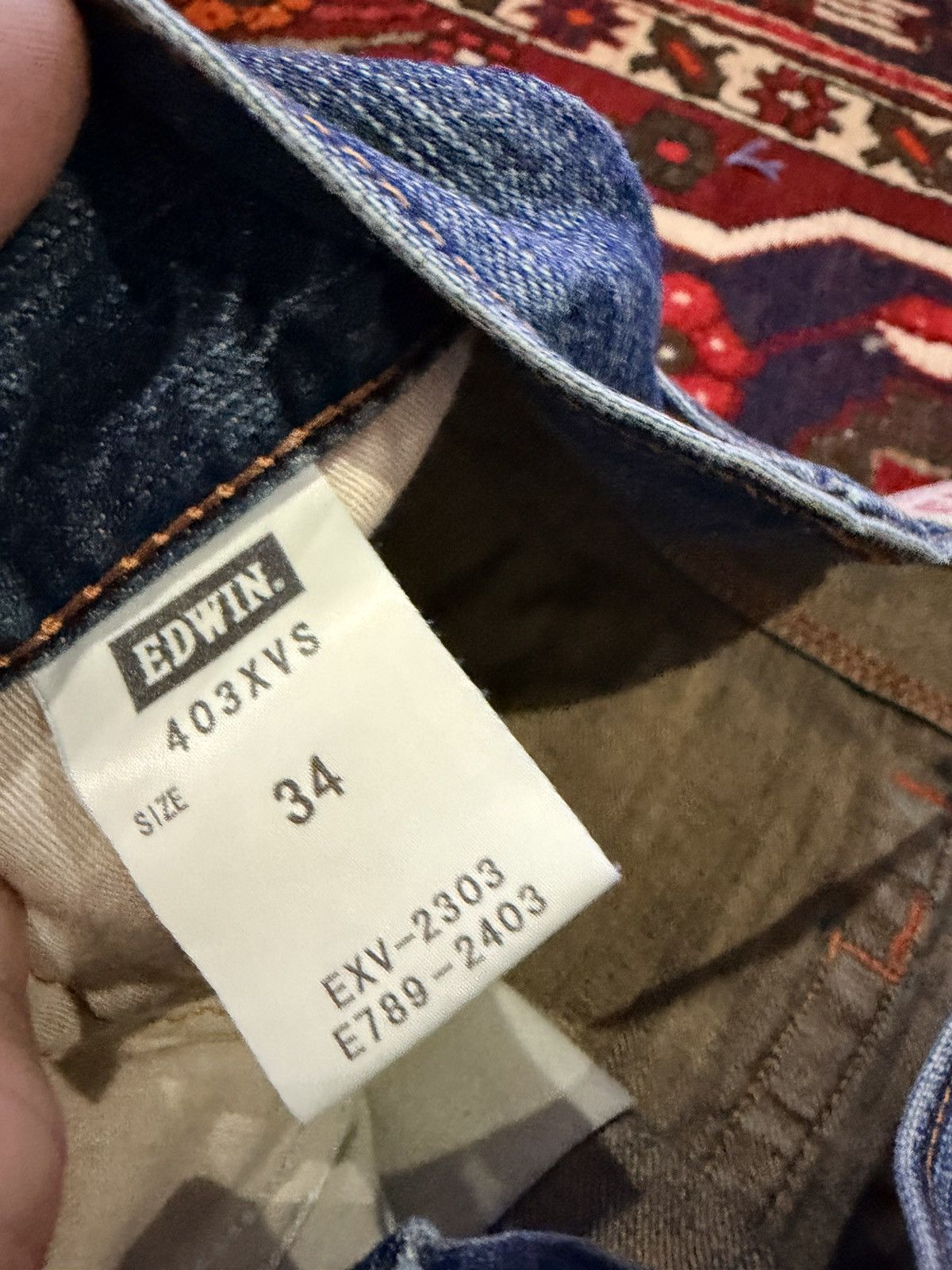 Edwin Vintage Distressed Edwin 403 XVS Denim Japanese Brand Size US 38 / EU 54 - 4 Thumbnail