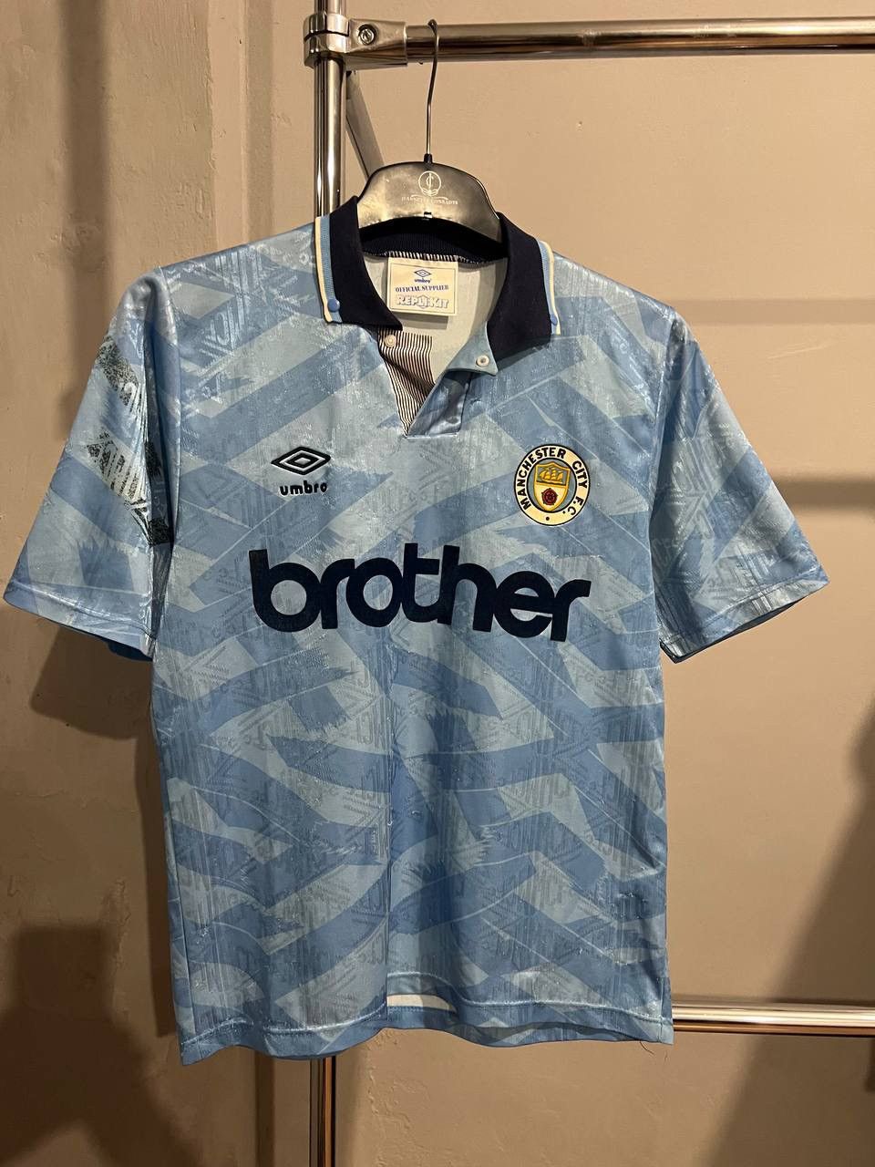 Umbro 1989/91 MANCHESTER CITY HOME SOCCER JERSEY FOOTBALL SHIRT S Size US S / EU 44-46 / 1 - 3 Thumbnail