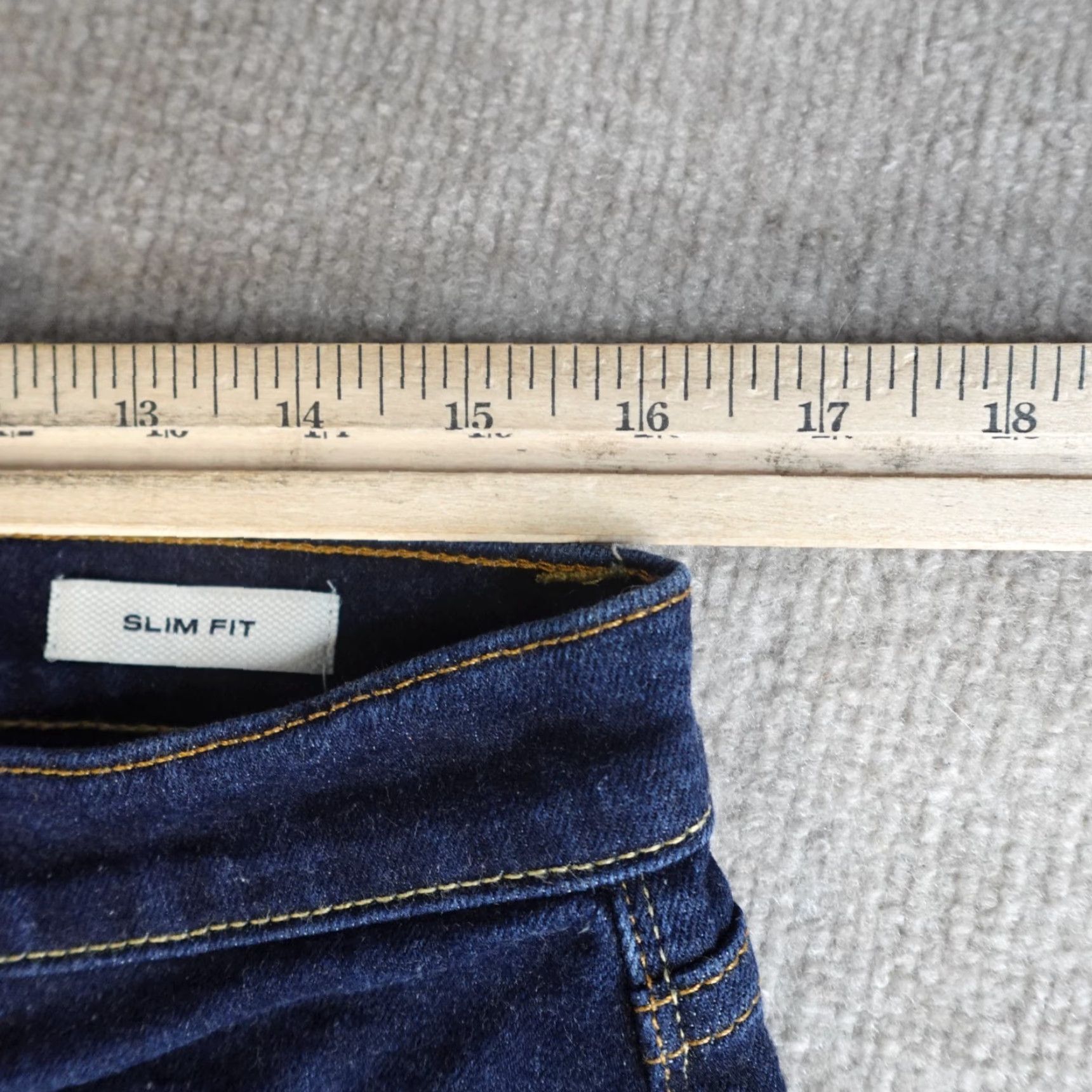 Vintage Flint & Tinder Jeans Slim Straight Blue 29 Inseam 5-Pocket Denim Cotton Spandex Belt Loops USA Regular Men’s Size 30? Size US 30 / EU 46 - 3 Thumbnail