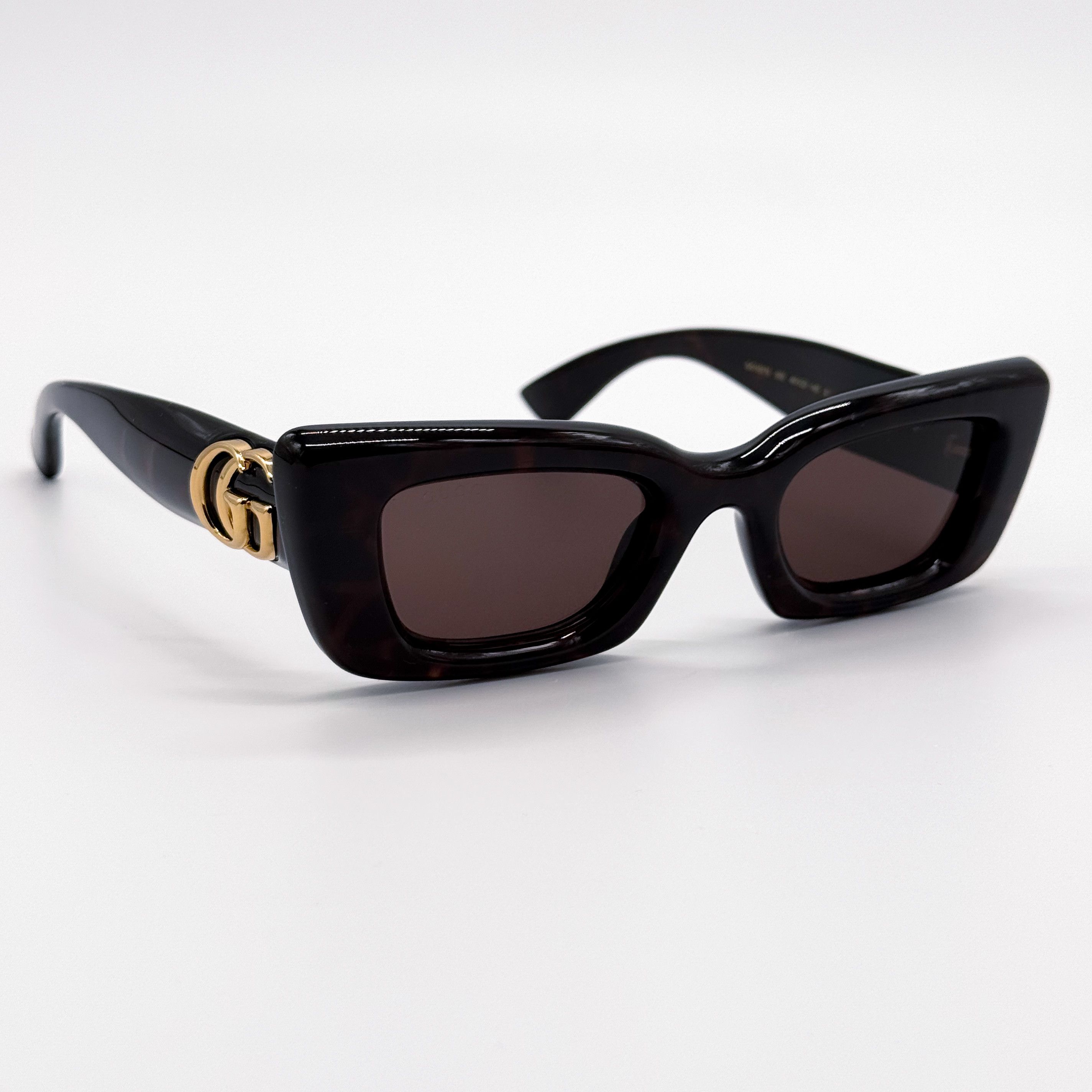 Gucci NEW GUCCI GG1827S 002 WOMEN DARK HAVANA SUNGLASSES GUCCI Size ONE SIZE - 7 Thumbnail