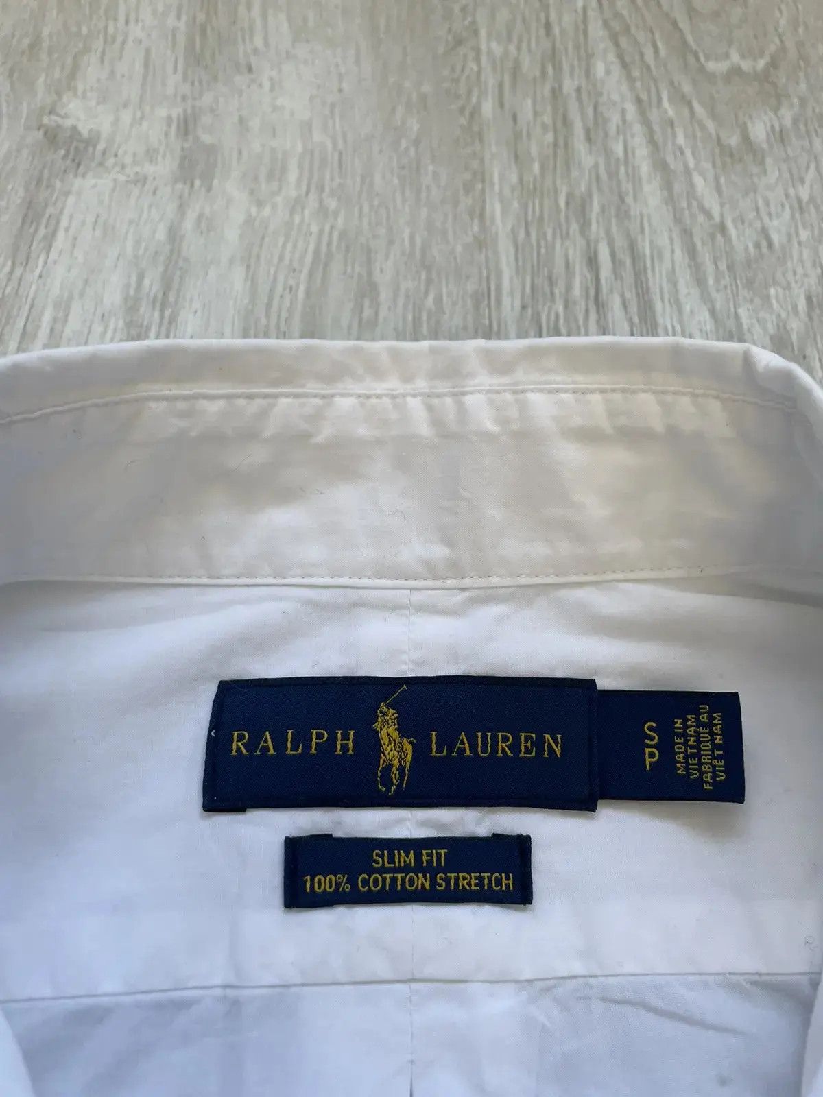 Polo Ralph Lauren Polo Ralph Lauren White Shirt Slim Fit Size US S / EU 44-46 / 1 - 5 Thumbnail