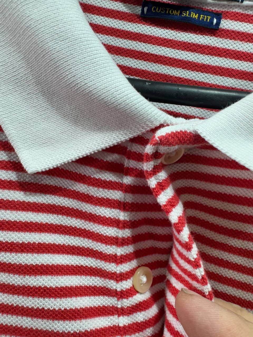 Vintage Polo Ralph Lauren Vintage Striped Polo Shirt Size US XL / EU 56 / 4 - 3 Thumbnail
