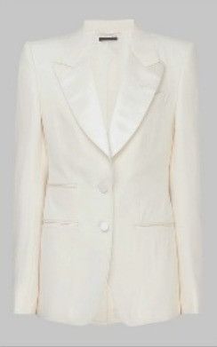 Tom Ford o1loc1c0724 GI2695 Blazer in White Size S / US 4 / IT 40 - 1 Thumbnail