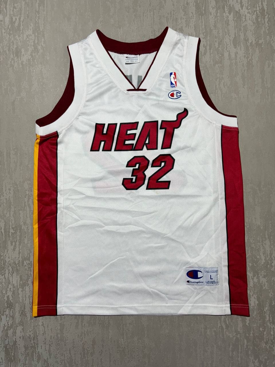 Champion SHAQUILLE O'NEAL MIAMI HEAT NBA BASKETBALL jersey champion Size US L / EU 52-54 / 3 - 1 Thumbnail