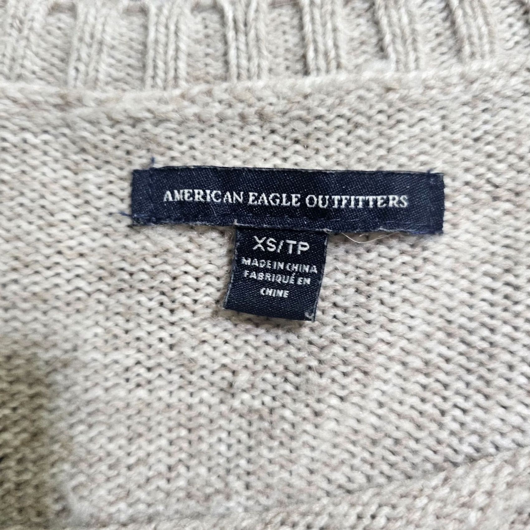 American Eagle Outfitters American Eagle Outfitters Sweater Womens XS Beige Wool Southwest Aztec Long Sleeve Casual Size XS / US 0-2 / IT 36-38 - 3 Thumbnail
