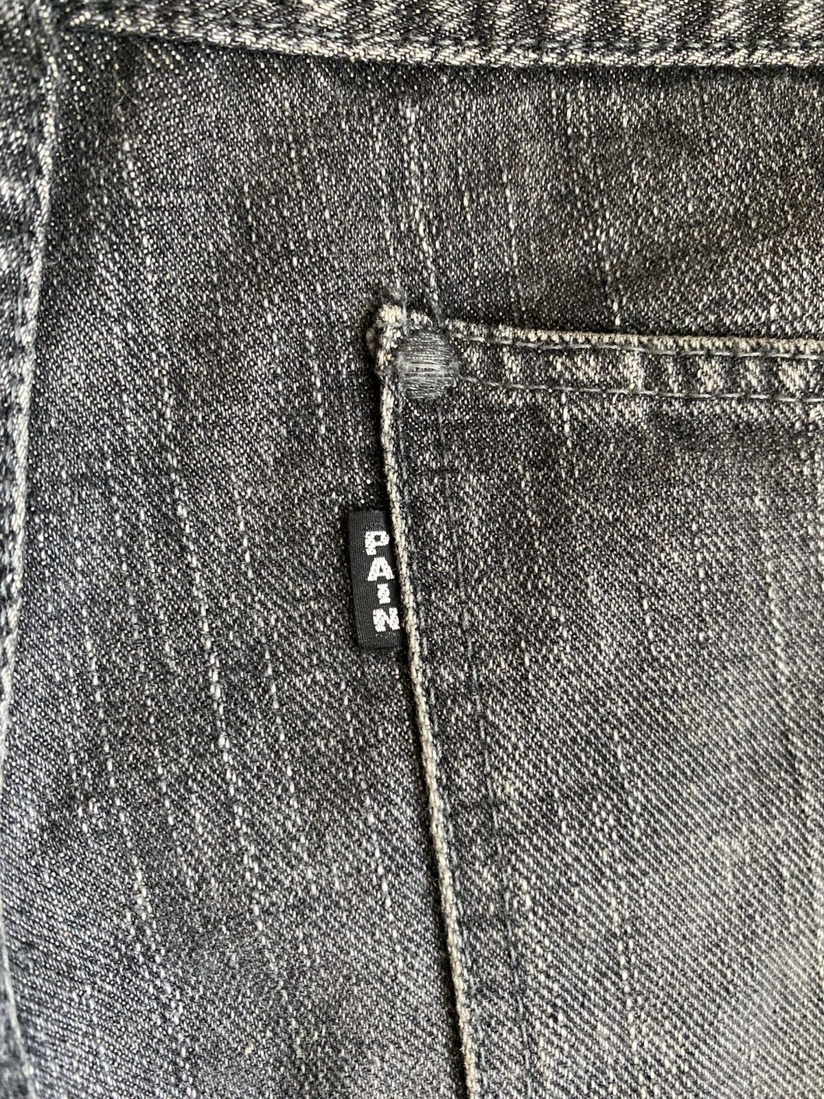 Number (N)ine Number (N)ine AW04 Patch Distressed Denim Size US 33 - 10 Thumbnail