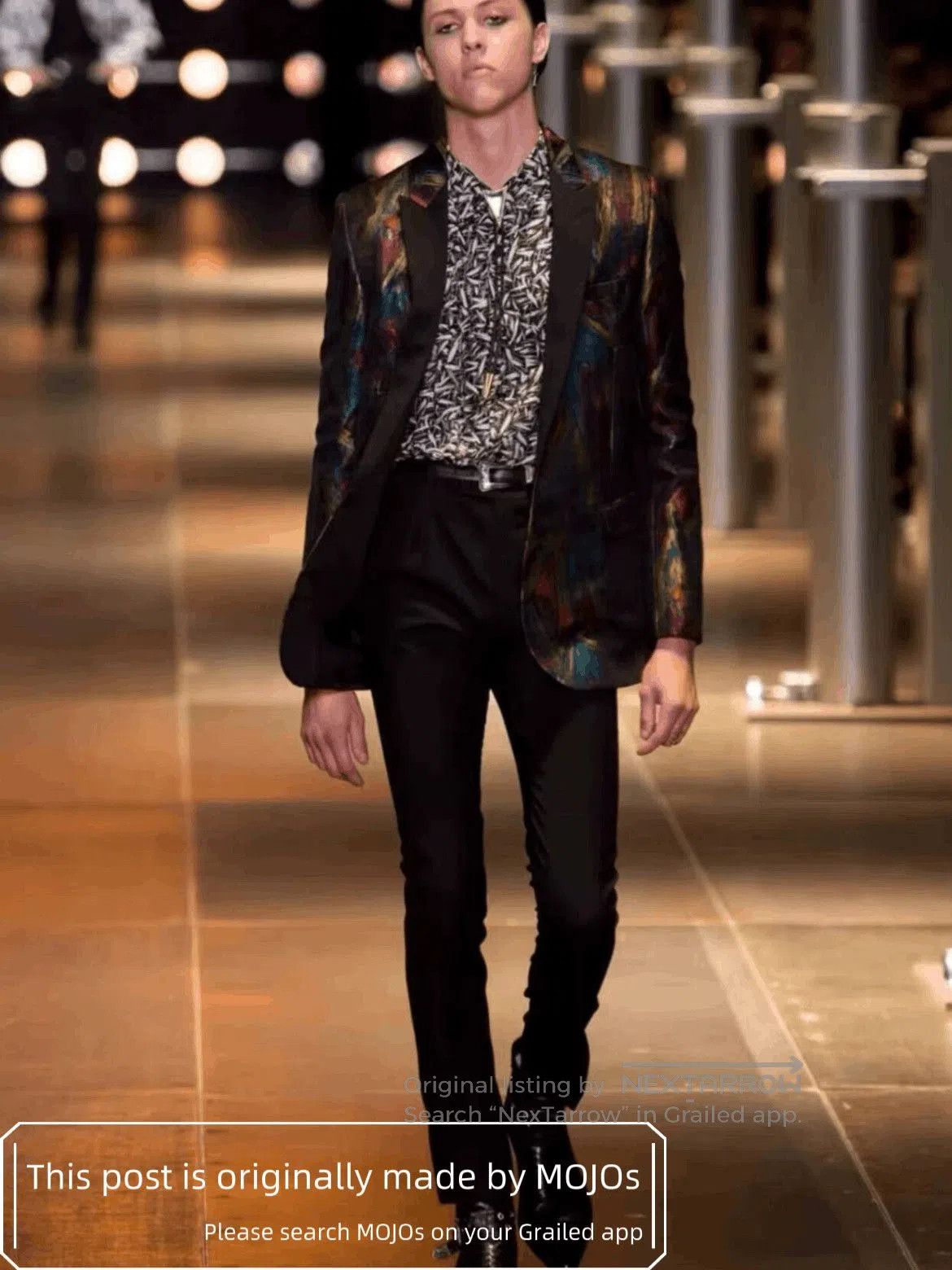 Saint Laurent Paris Sz 46 Saint Laurent Paris 14SS Colorful Painting Blazer moj Size US S / EU 44-46 / 1 - 8 Thumbnail