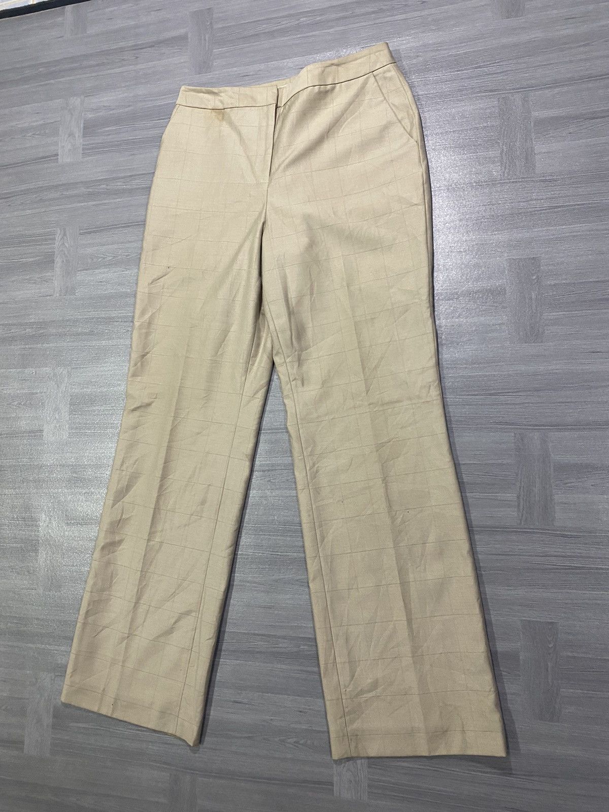 Designer Vintage Calvin Klein Straight Cut Casual Pants Size US 31 - 2 Thumbnail