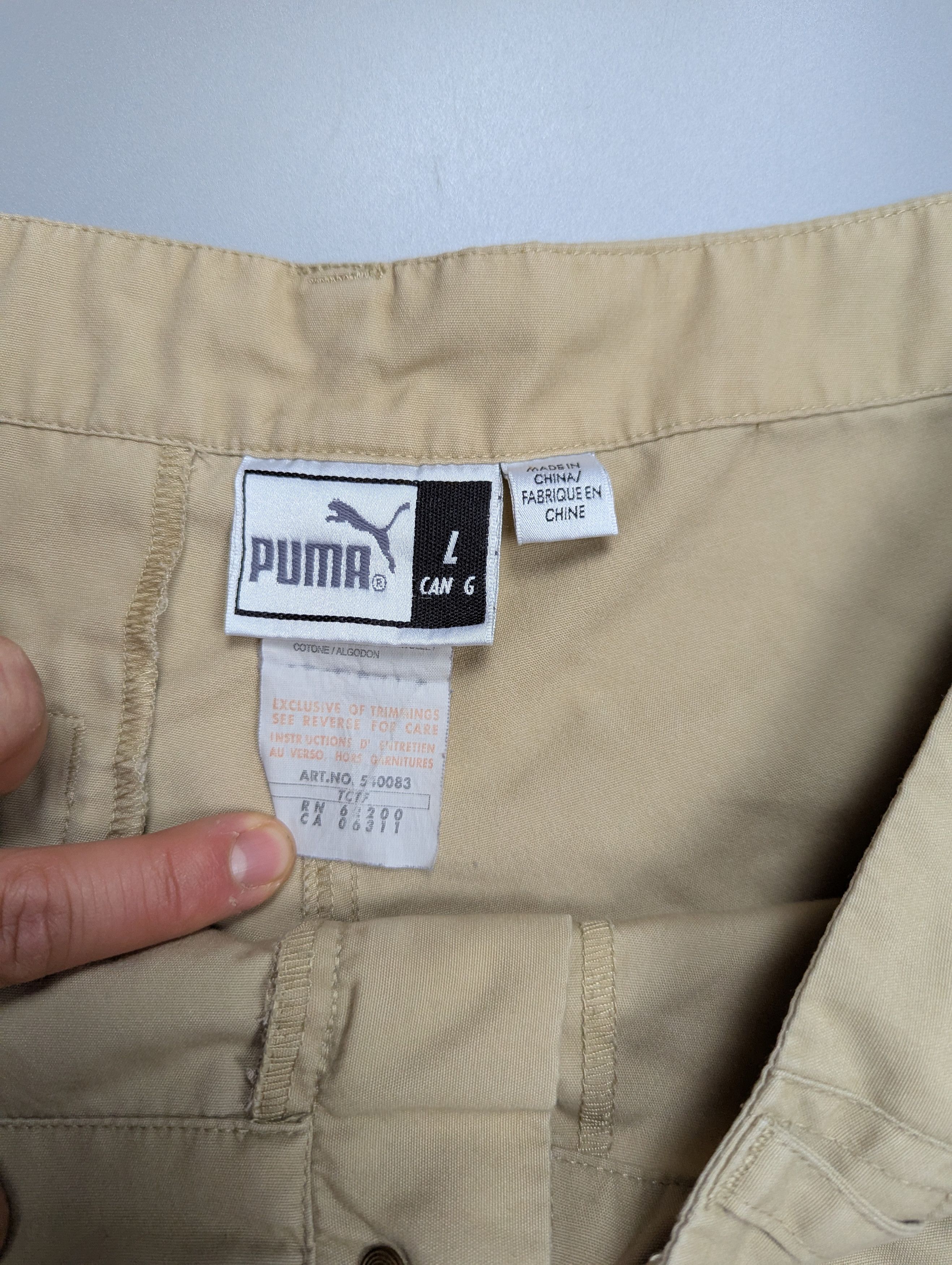Other PUMA Vintage Men's Light Brown Short Shorts | Size L Size US 34 / EU 50 - 8 Thumbnail