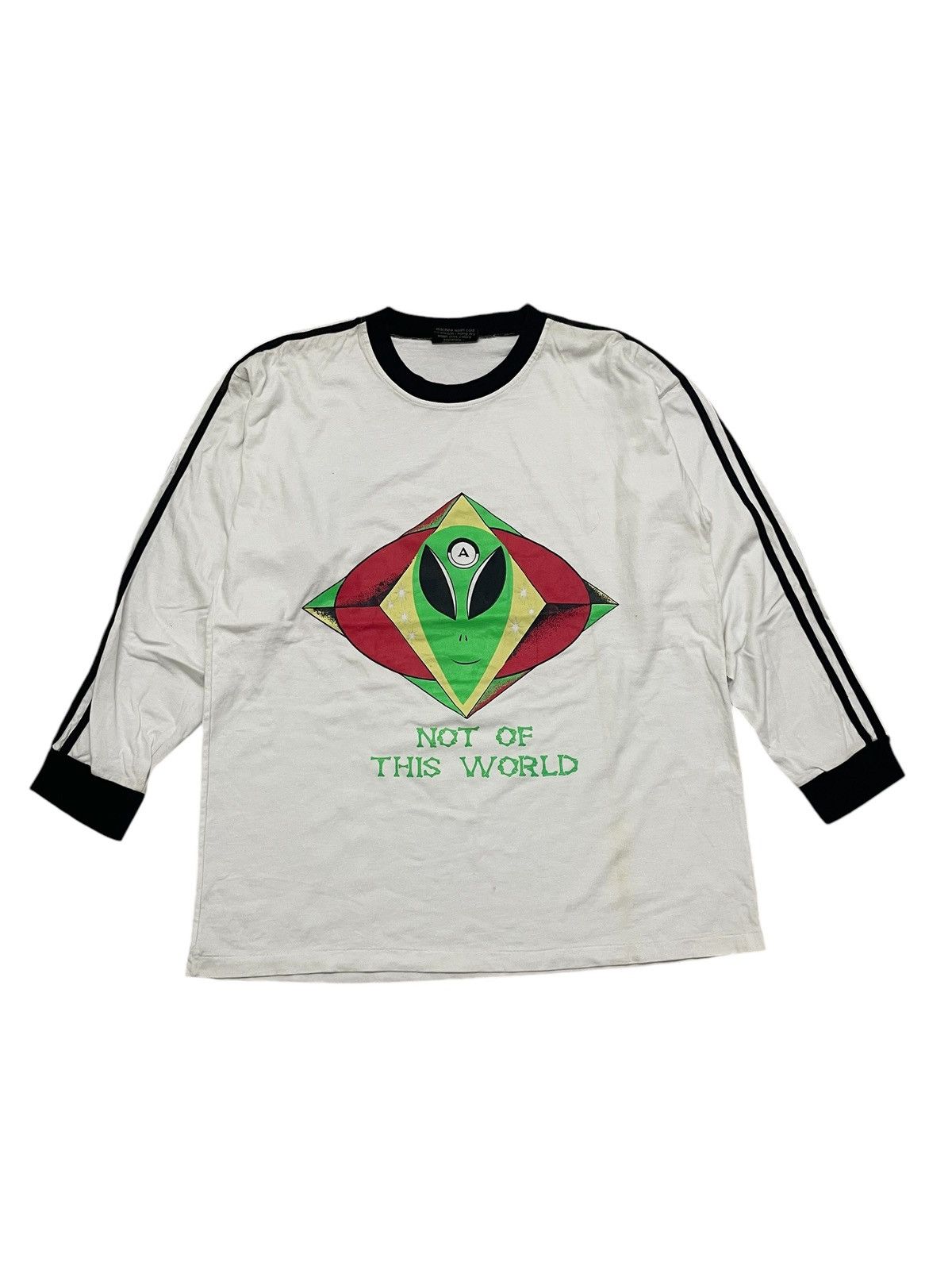 Vintage Vintage ANARCHIC ADJUSTMENT Psychedelic Alien T-shirt | Grailed