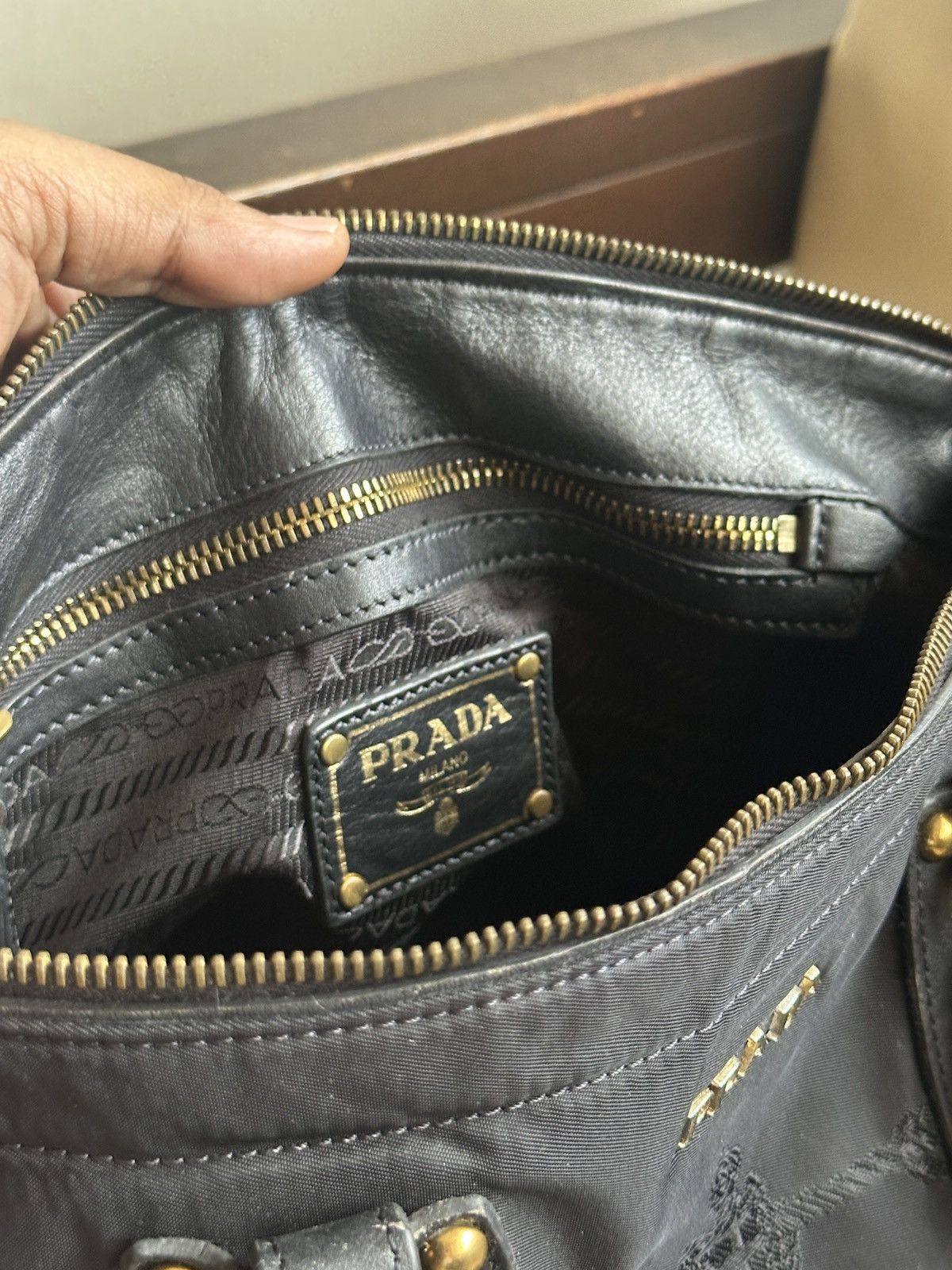 Prada 2000s Prada Tessuto Nylon Bag Size ONE SIZE - 10 Thumbnail