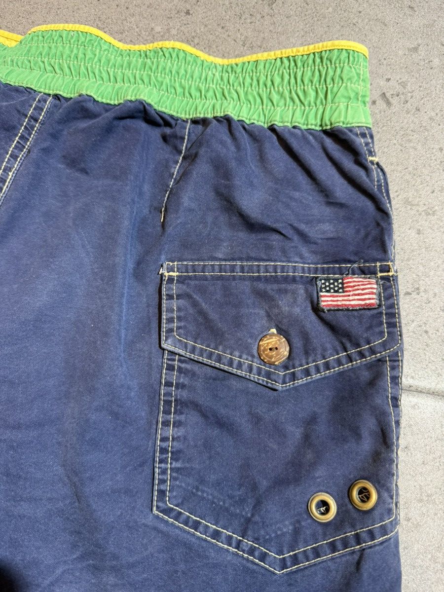 Polo Ralph Lauren × Vintage Vintage 90s Polo Ralph Lauren Swimming Shorts big logo Size US 30 / EU 46 - 6 Thumbnail