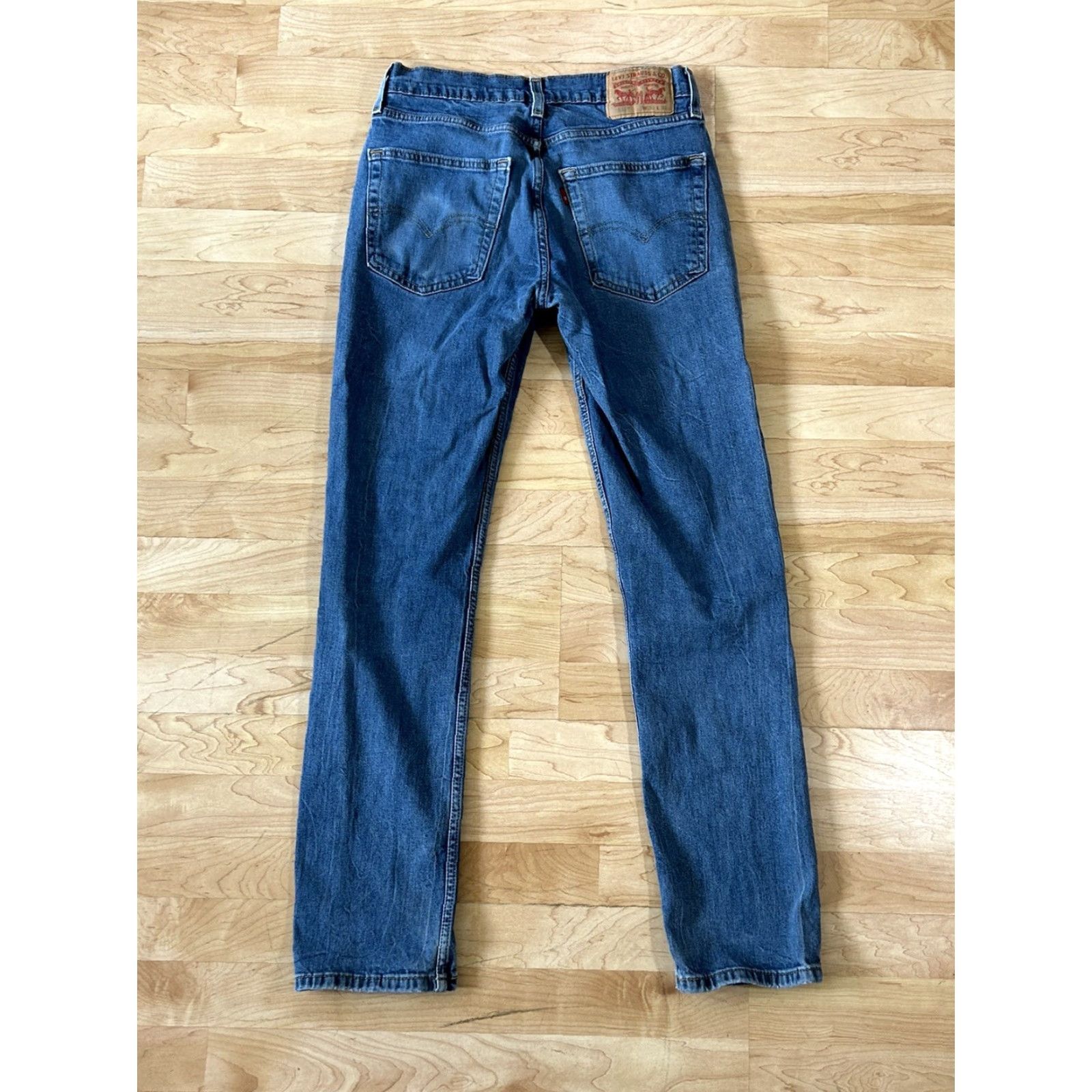 Levi's Levi's 514 Jeans Mens Blue Slim Straight Leg Pocket sz 30x32 Denim 5-Pocket Design Regular Slim Jeans Mens Blue Size US 30 / EU 46 - 2 Thumbnail