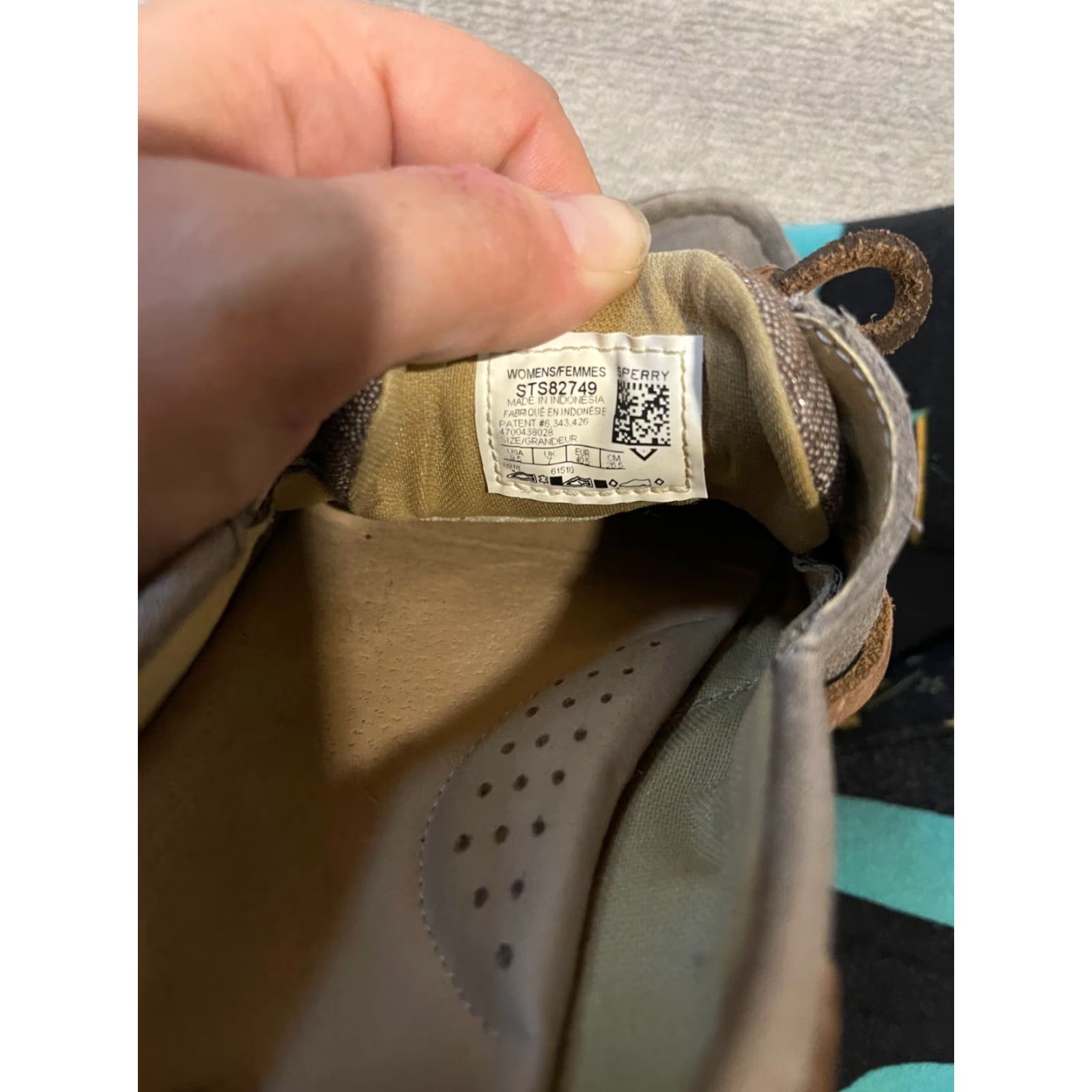 Sperry VINTAGE SPERRY TOP SIDER Shoes Womens 9.5 Gray Leather Boat Deck Loafers Shoes Size L / US 10 / IT 46 - 2 Thumbnail