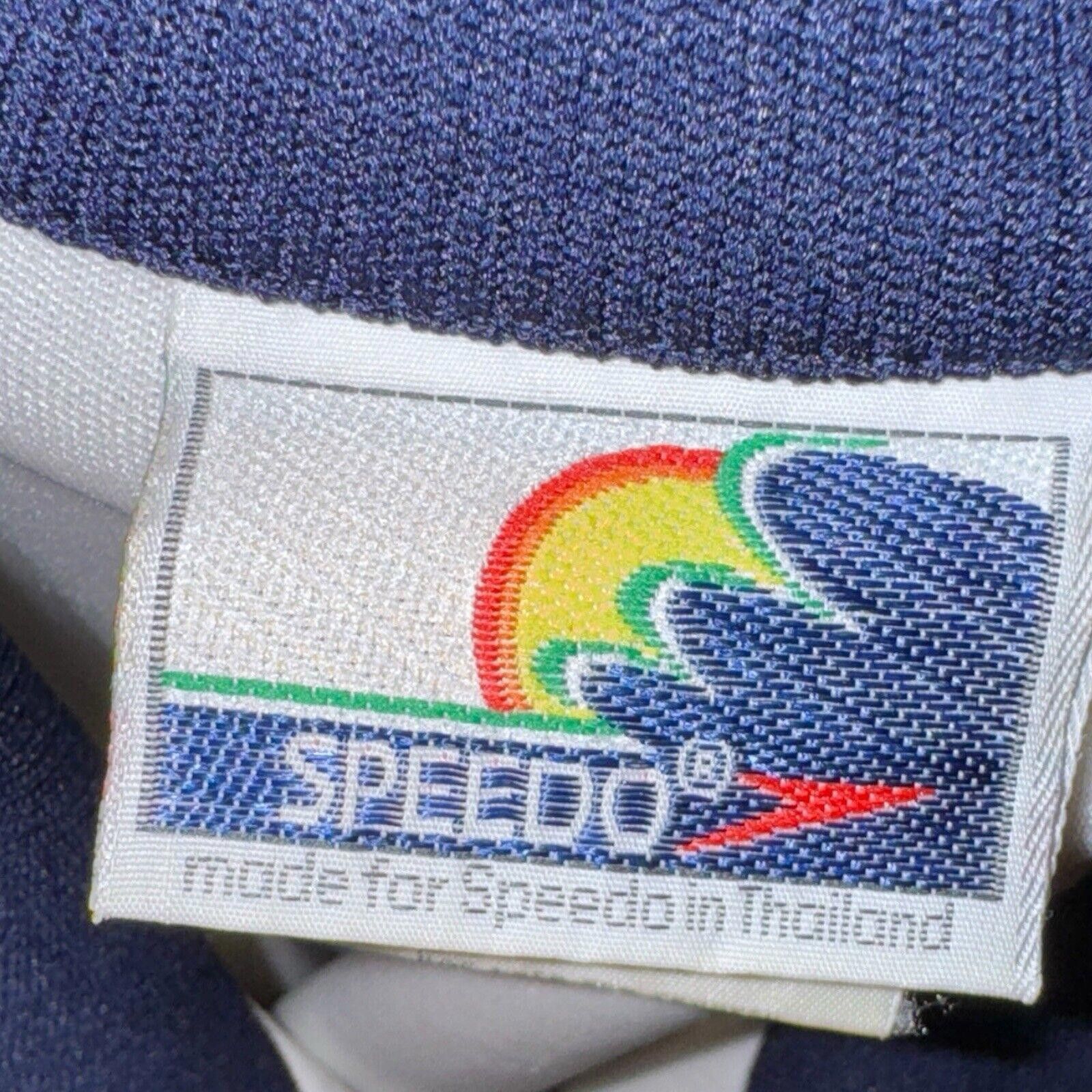 Speedo Vtg Speedo Track Jacket Pant Set Navy White Hirsch Weis Sz M Size US 32 / EU 48 - 8 Thumbnail