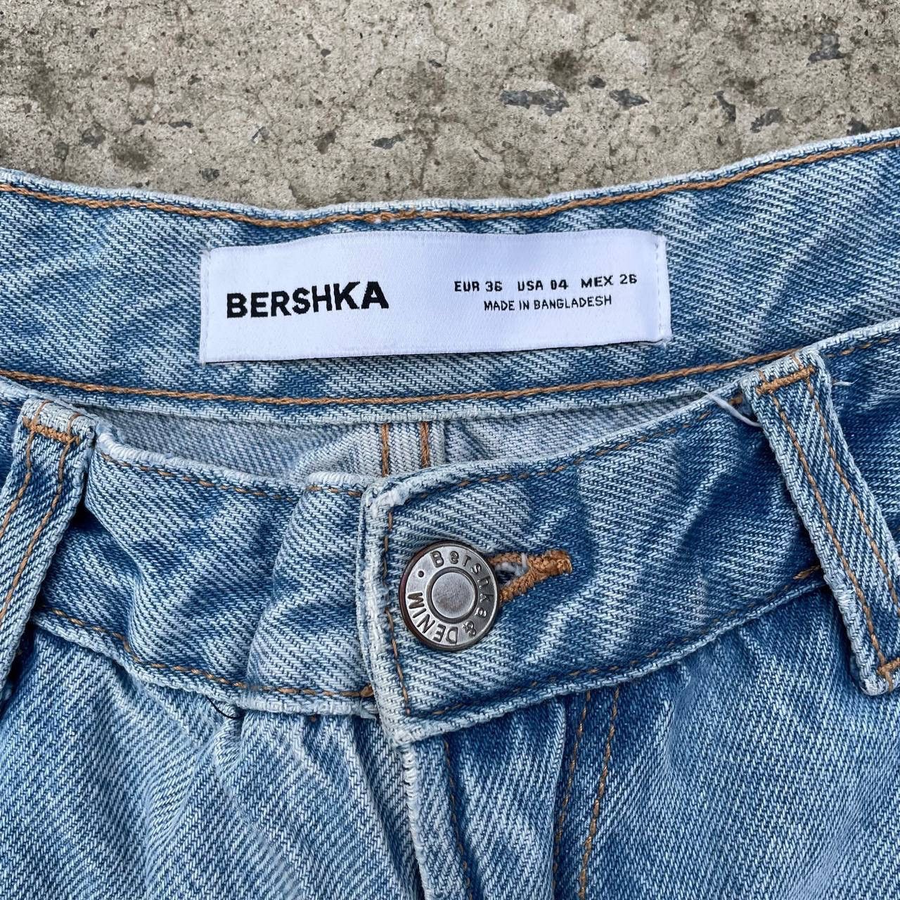 Bershka Vintage Women’s Baggy Crazy Fit Jeans Rap Bershka USA 4 Size 27" / US 4 / IT 40 - 6 Thumbnail