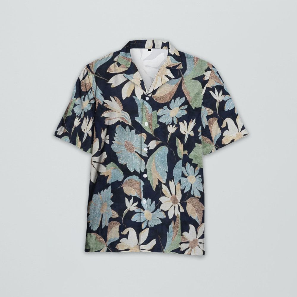 Designer Floral Pattern Casual Shirt – Effortless Style Size US S / EU 44-46 / 1 - 1 Thumbnail
