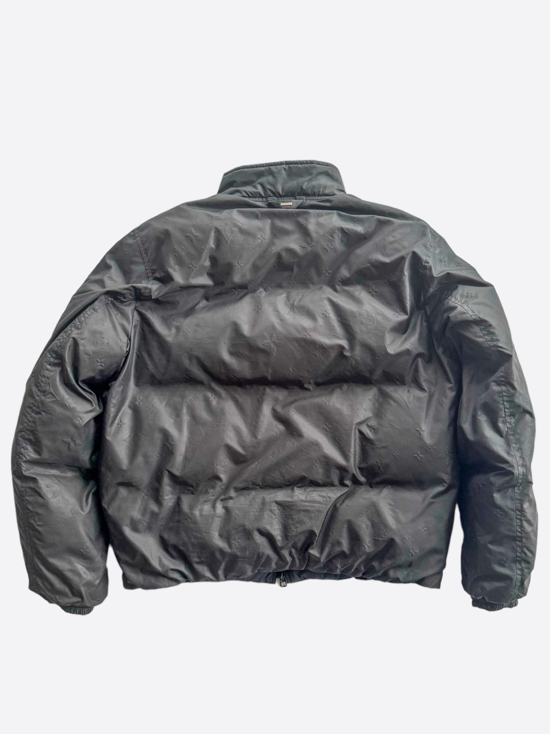 Louis Vuitton Louis Vuitton Black Monogram Reversible Puffer Jacket Size US XXL / EU 58 / 5 - 2 Thumbnail
