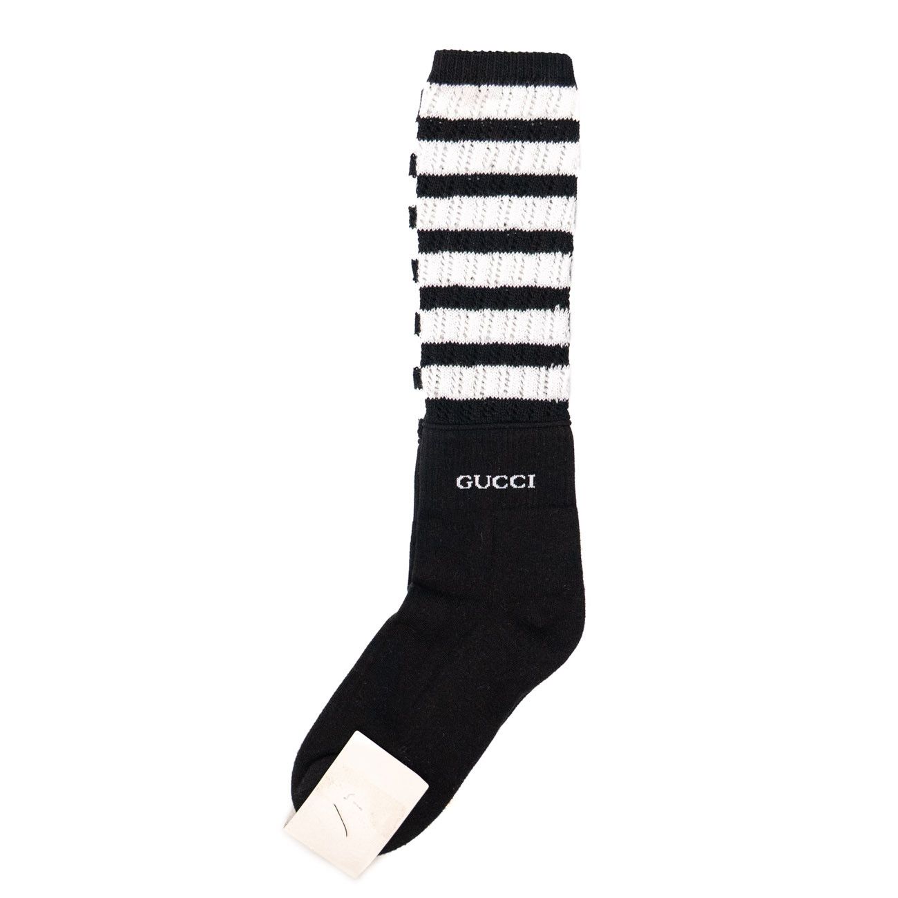 Gucci oc11z0126 Size: OS / Cotton Blend Socks In Black/White Size ONE SIZE - 4 Thumbnail