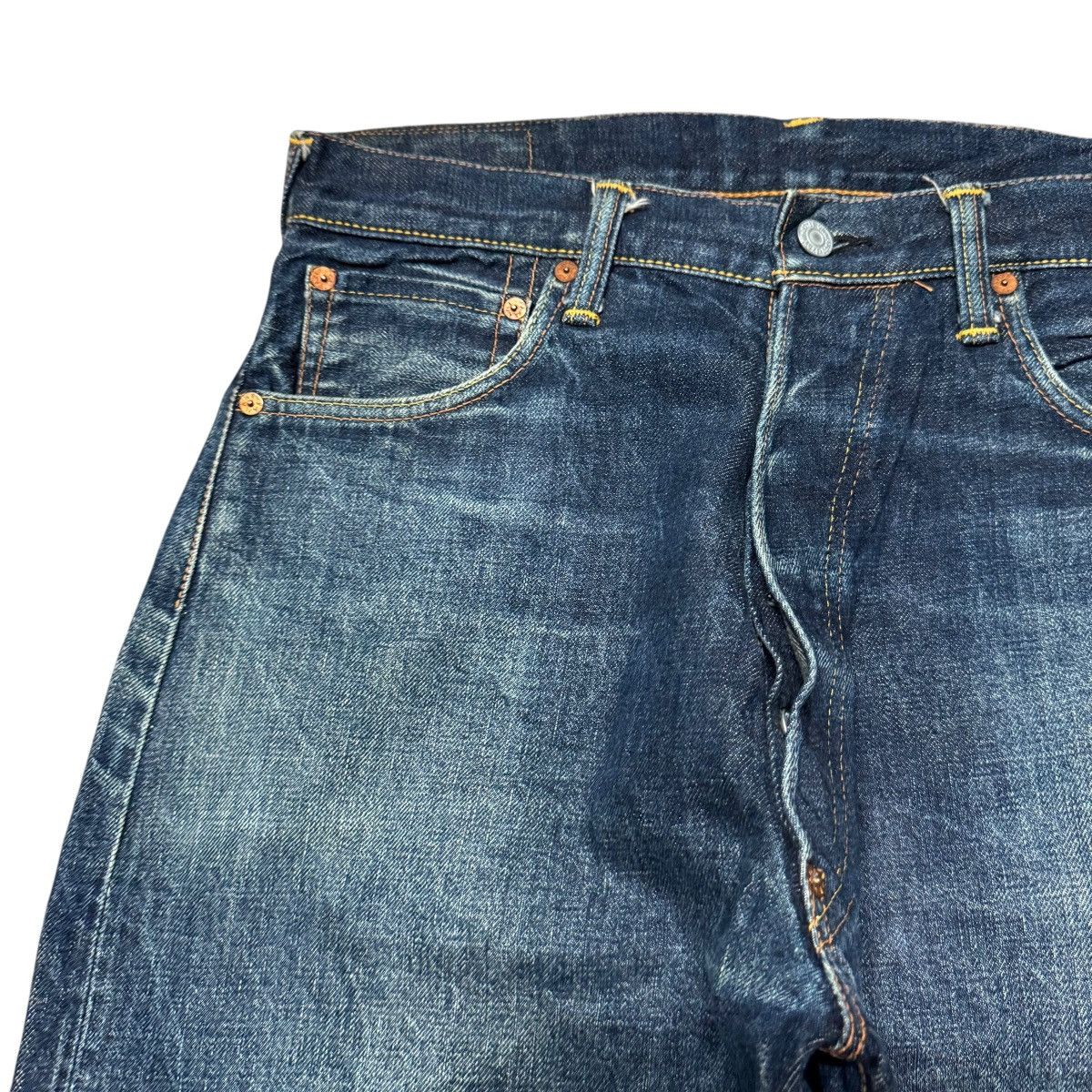 Evisu Vintage Evisu Snake Eyes Daicock Denim Selvedge Jeans Size US 33 - 5 Thumbnail